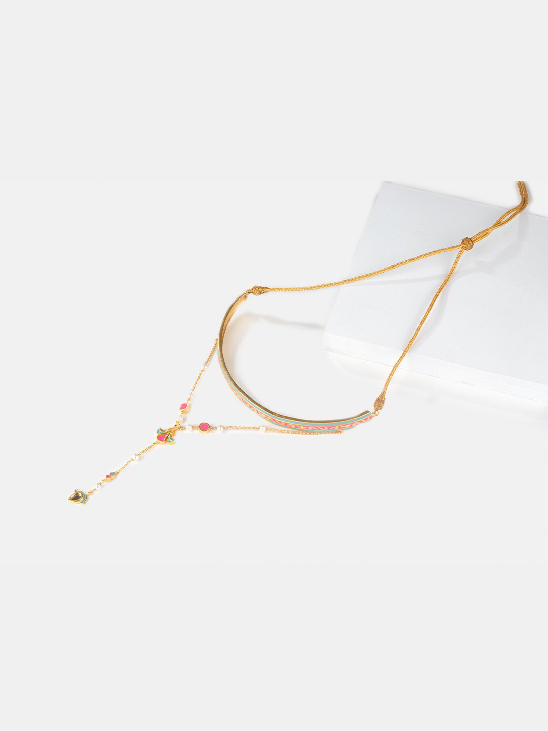 SHAYA Sterling Silver Gold-Plated Necklace