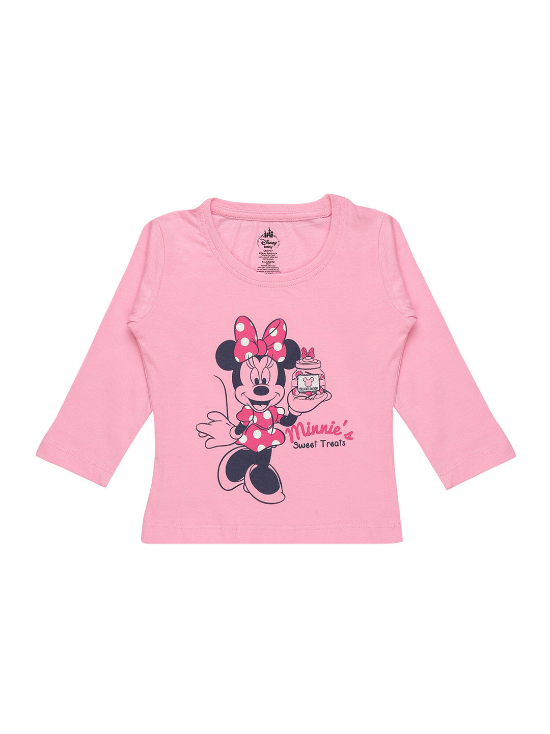 Bodycare Kids Girls Minnie Mouse Printed Cotton T-shirt