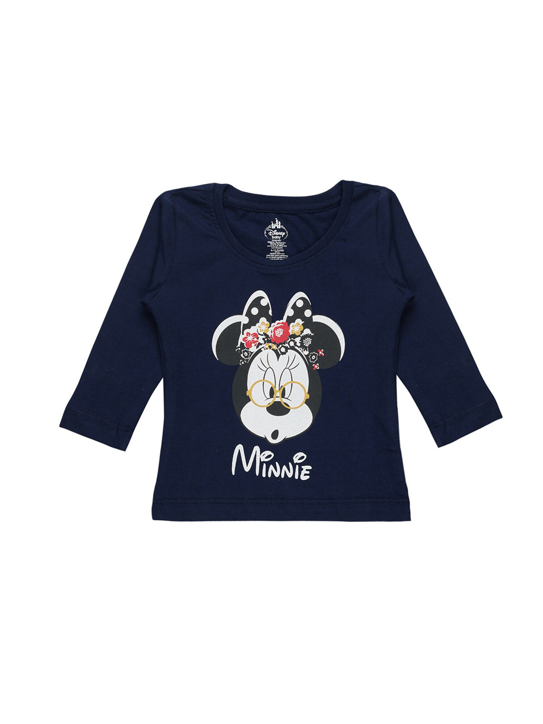 Bodycare Kids Girls Minnie Mouse Printed Cotton T-shirt