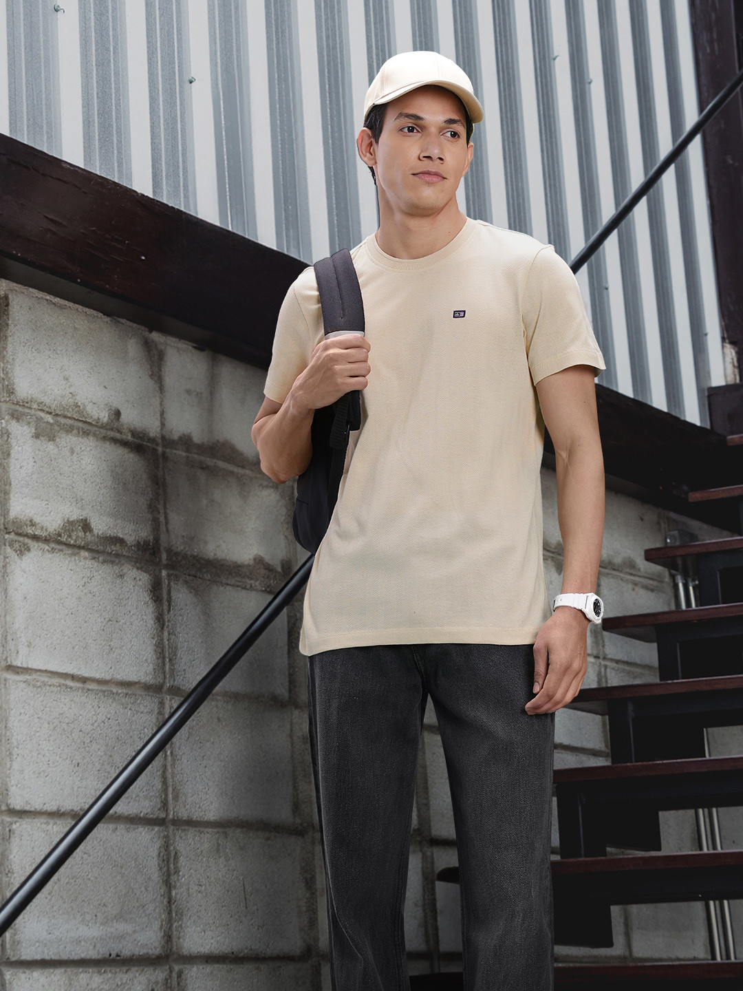 Arrow Sport Men Mercerised Cotton T-shirt