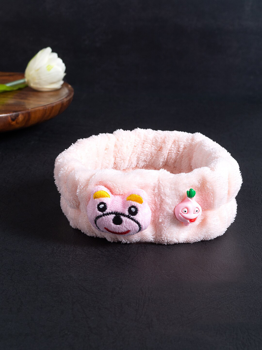 Golden Peacock Girls Embellished Bandana Headband