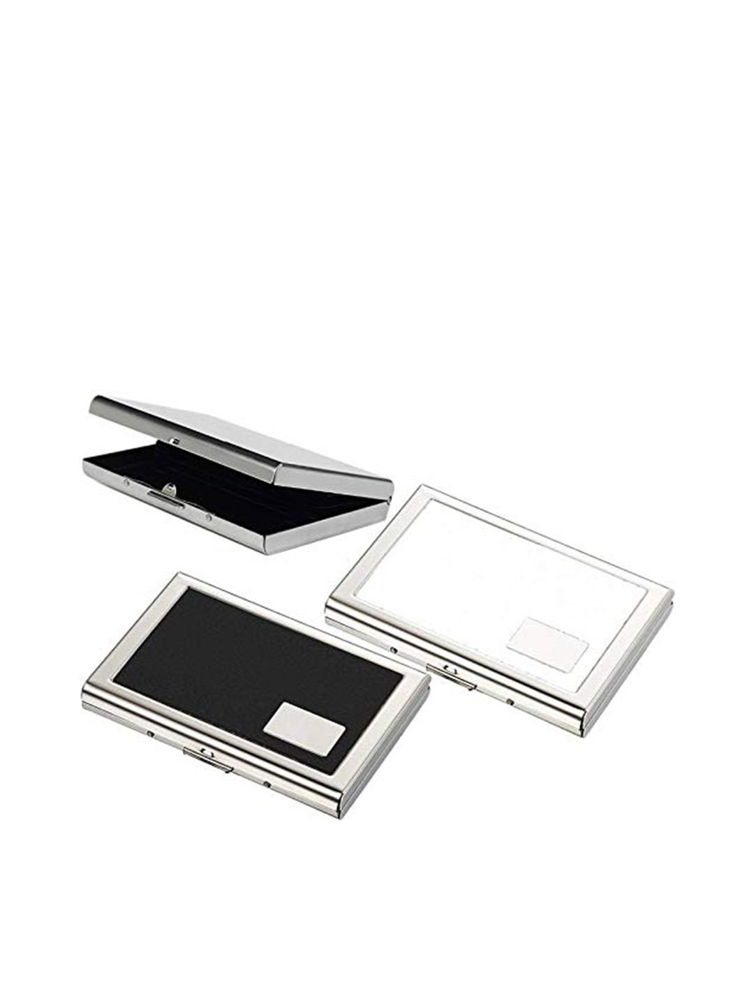 StealODeal Set of 3 Stainless Steel Card Holder