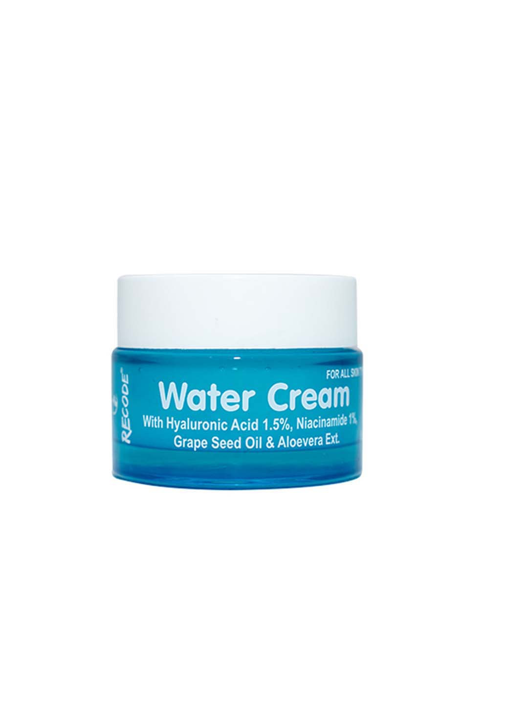 Recode Water Face Cream with Hyaluronic Acid & Niacinamide - 50 g