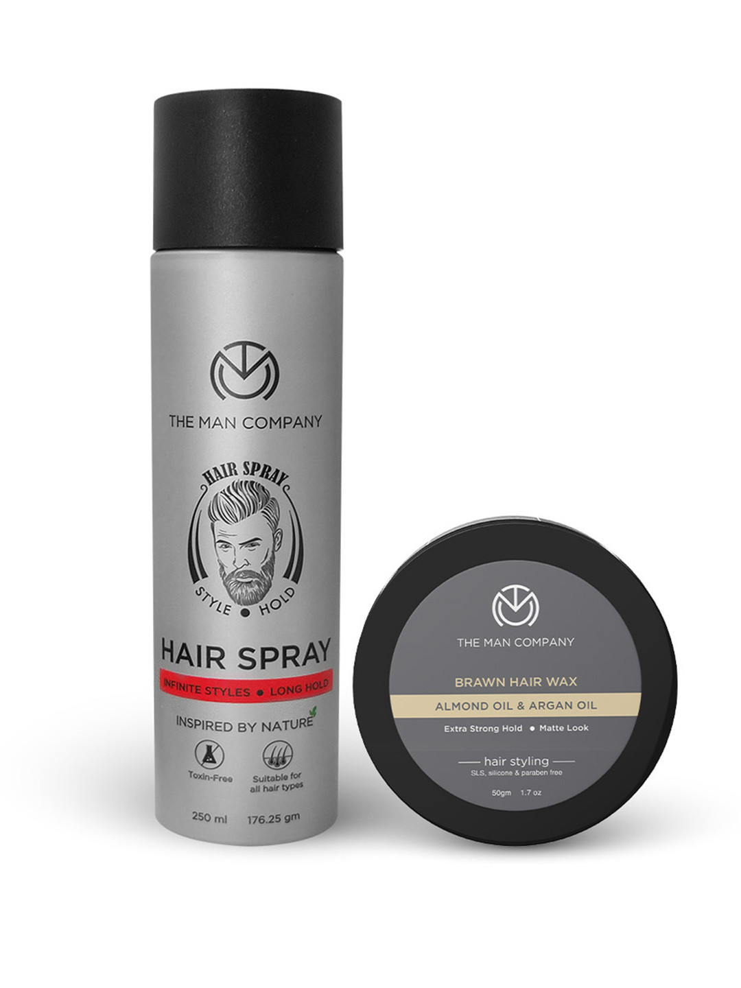 THE MAN COMPANY Hair Styling Wax & Spray Combo