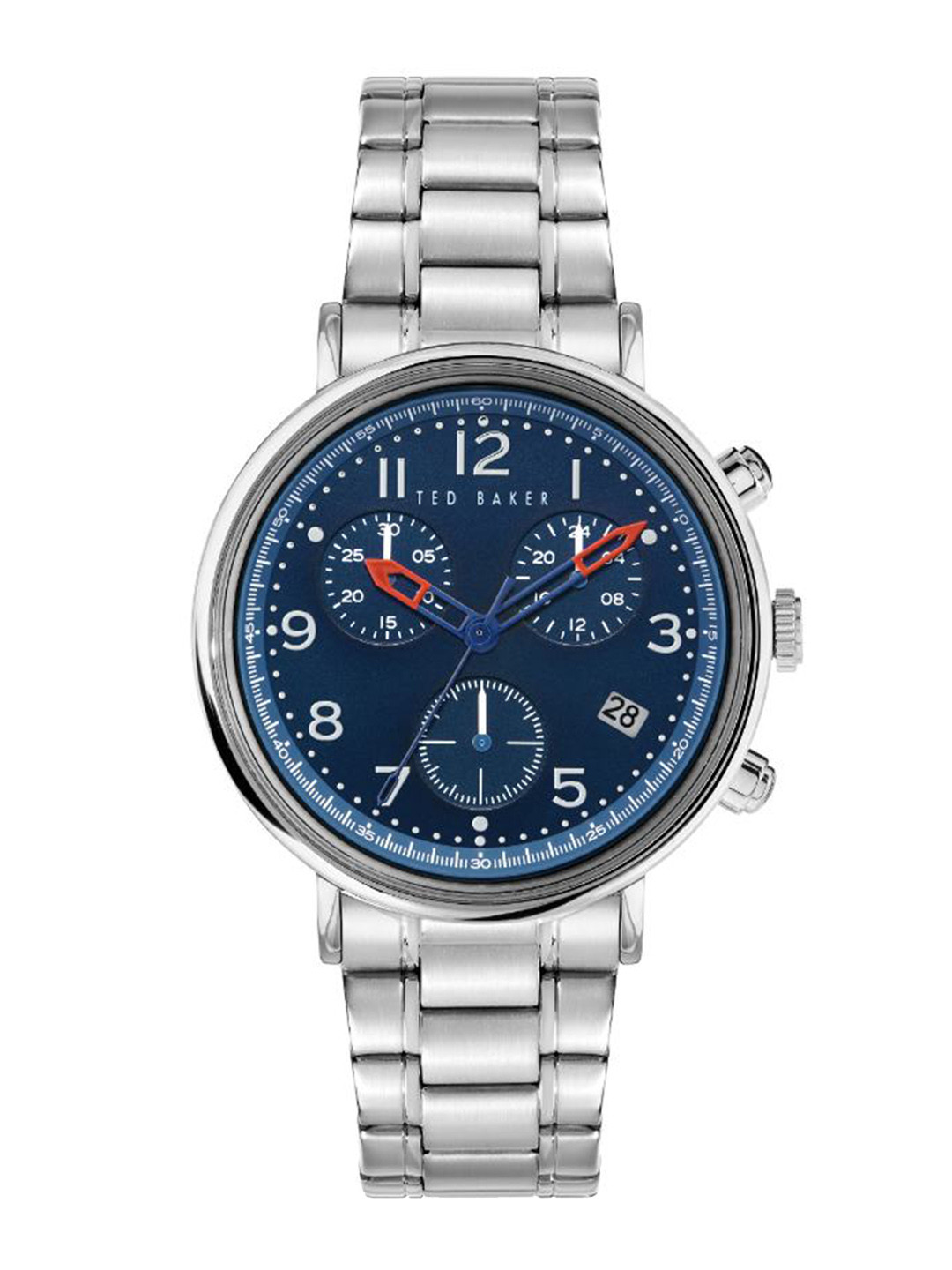 Ted Baker Men Stainless Steel Bracelet Style Straps Analogue Watch BKPMMF123