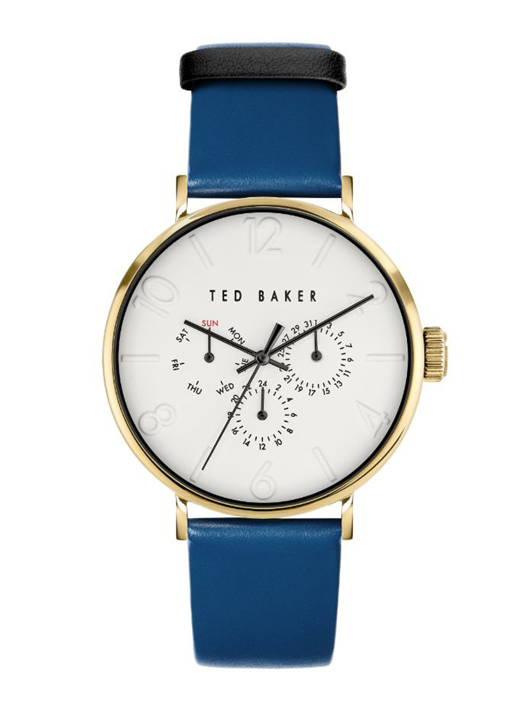 Ted Baker Men Leather Straps Analogue Watch BKPPGF207