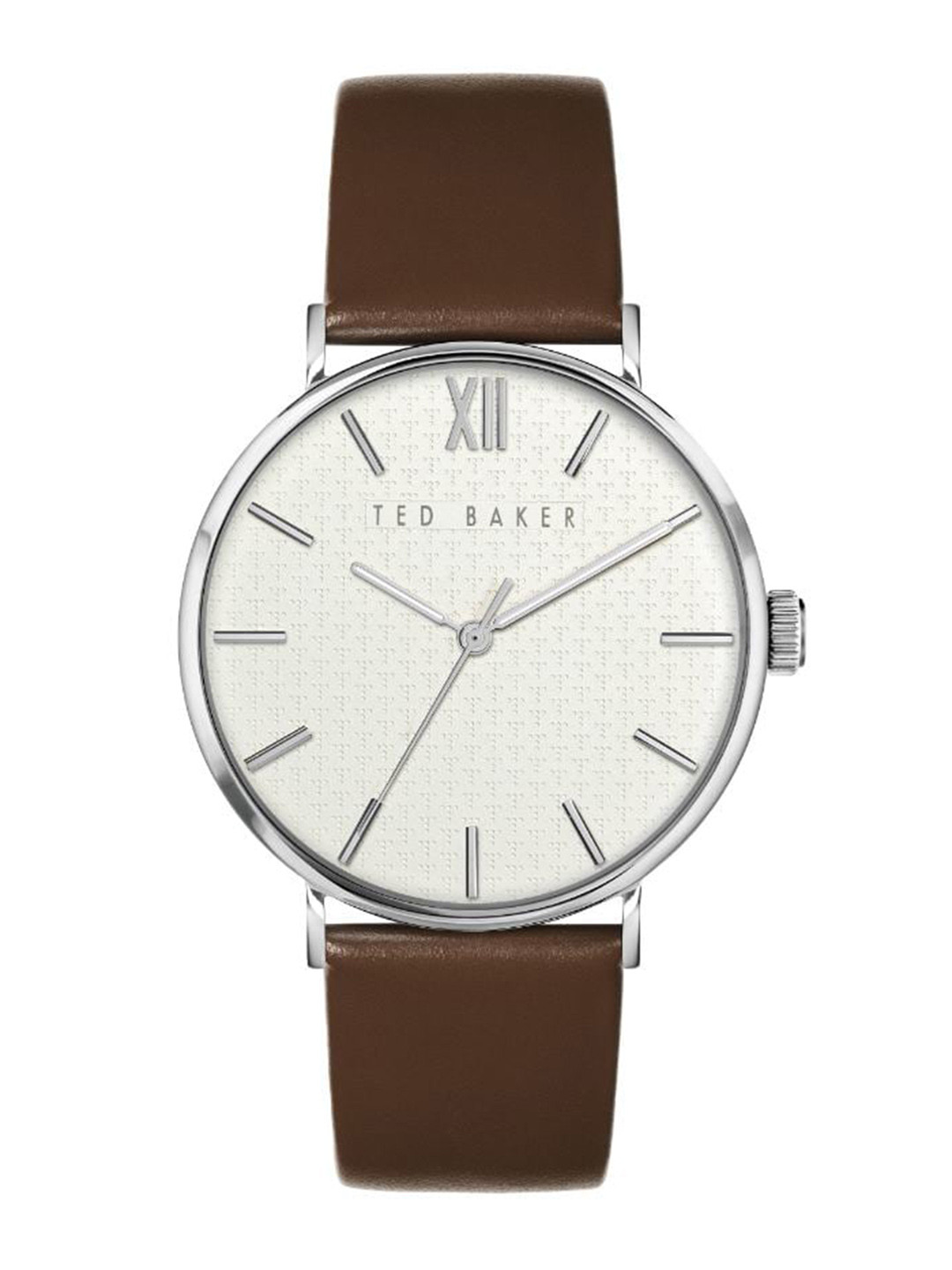 Ted Baker Men Mother Of Pearl Dial Leather Straps Analogue Watch BKPPGS215