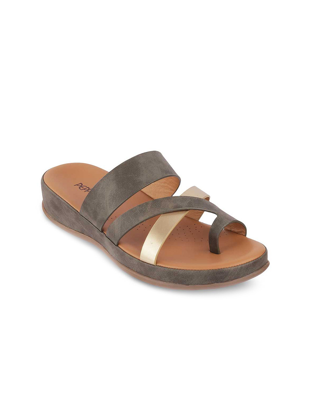 PEPPER Colourblocked Comfort Heels