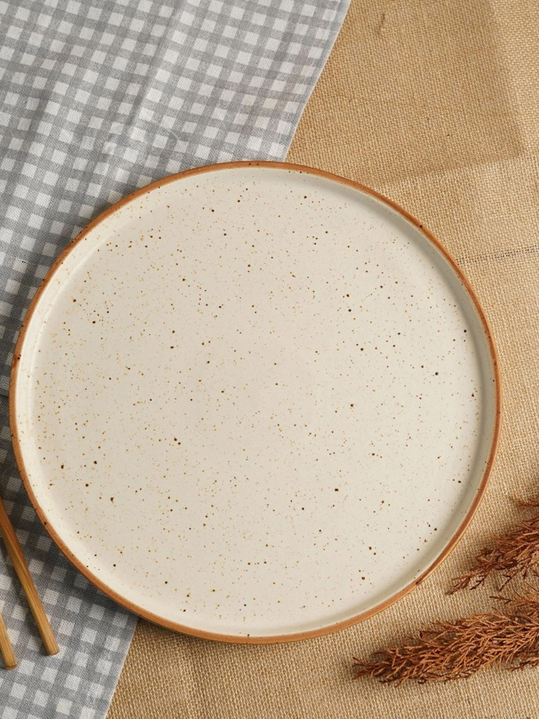 Folkstorys White Guardian Ceramic Pizza Platter