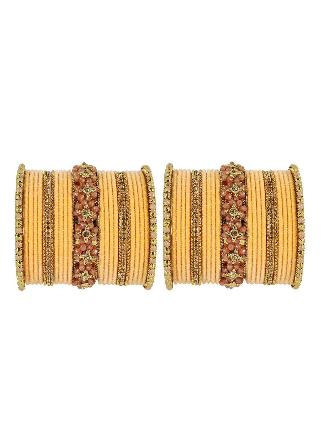NMII 52 Pieces Stone-Studded Bangles