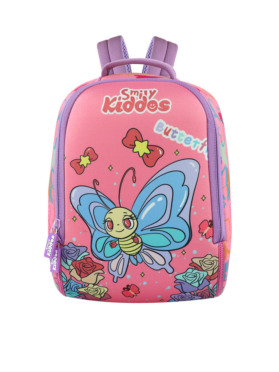 Smily Kiddos Kids Butterfly Theme Graphic Backpack