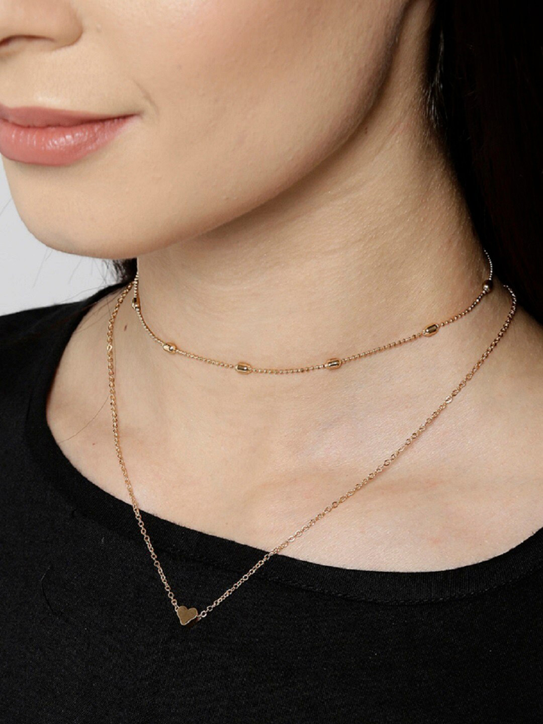 OOMPH Gold-Plated Layered Necklace