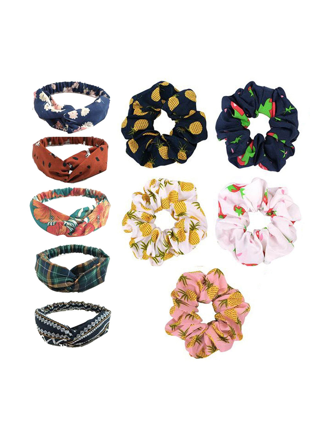 CHRONEX Women Set Of 10 Hair Accessory Set