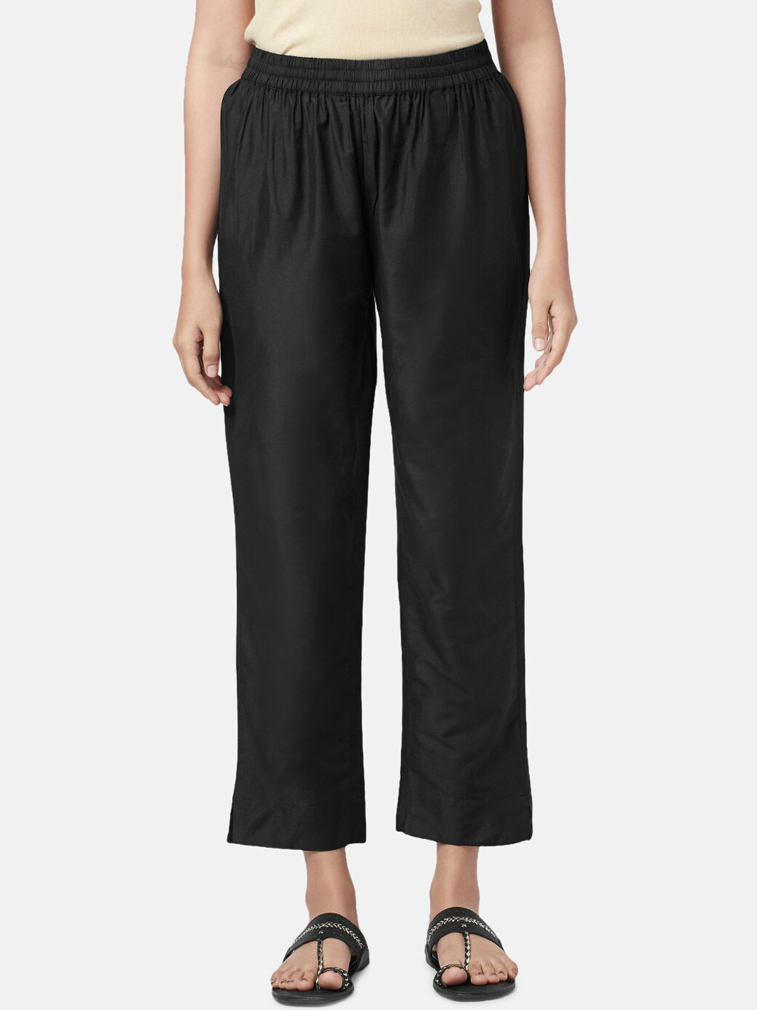 RANGMANCH BY PANTALOONS Women Solid Trousers