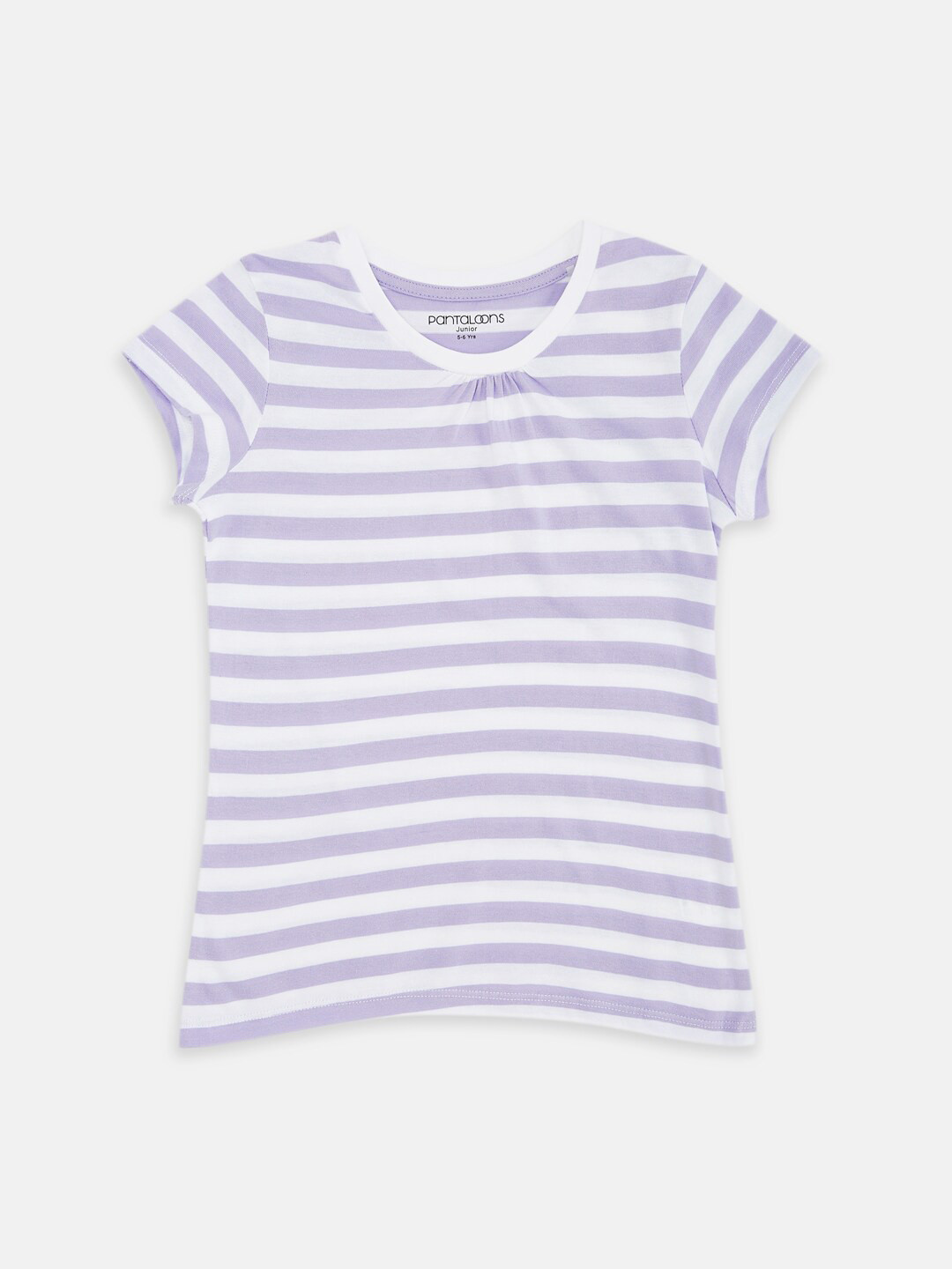 Pantaloons Junior Girls Striped T-shirt