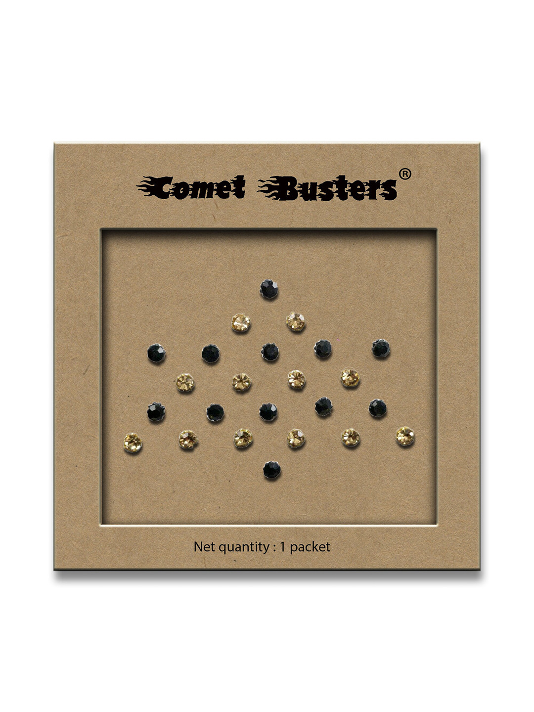 Comet Busters 24 Pcs Stone Studded Reusable Bindi