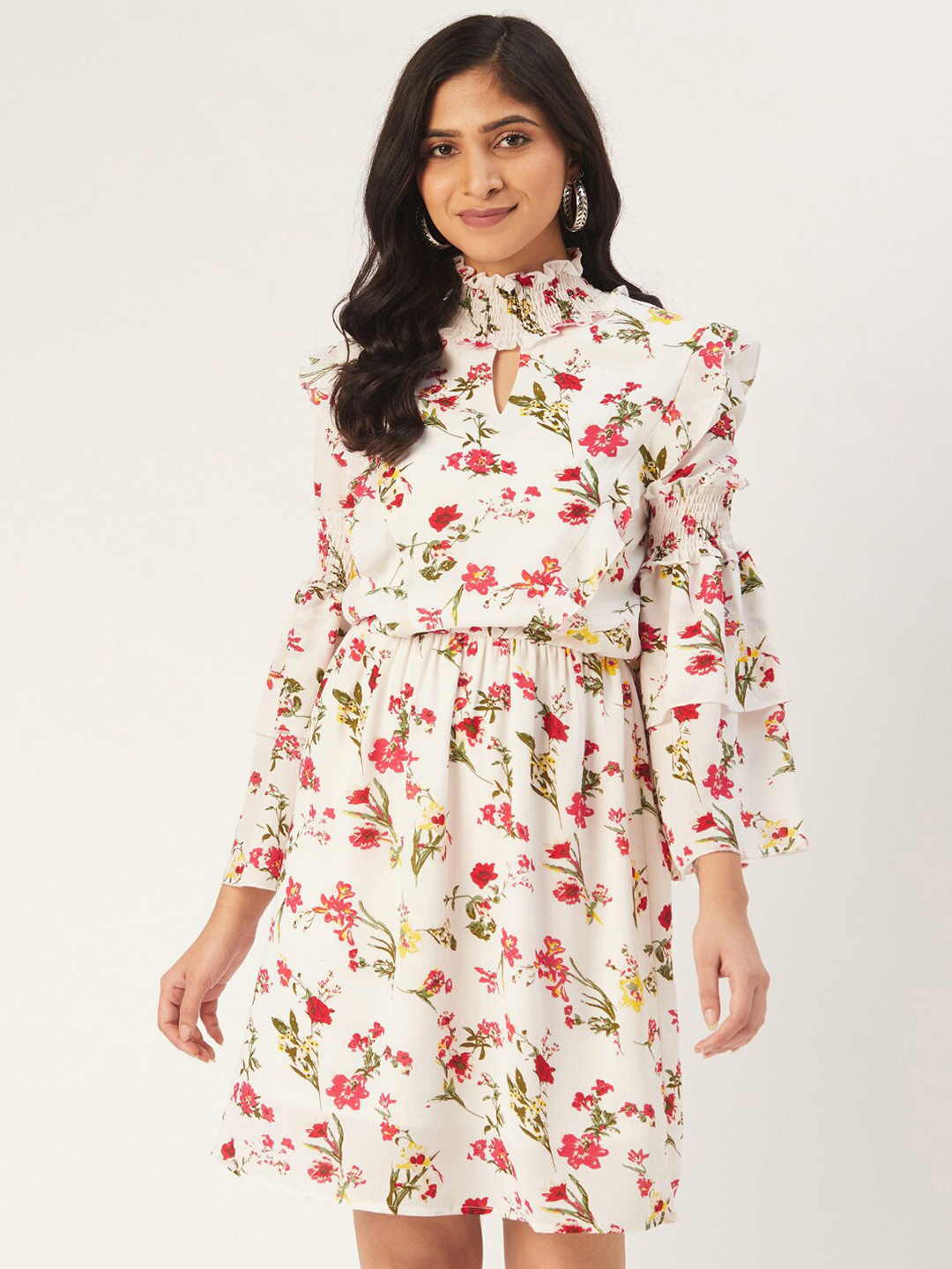 DODO & MOA Floral Printed Dress