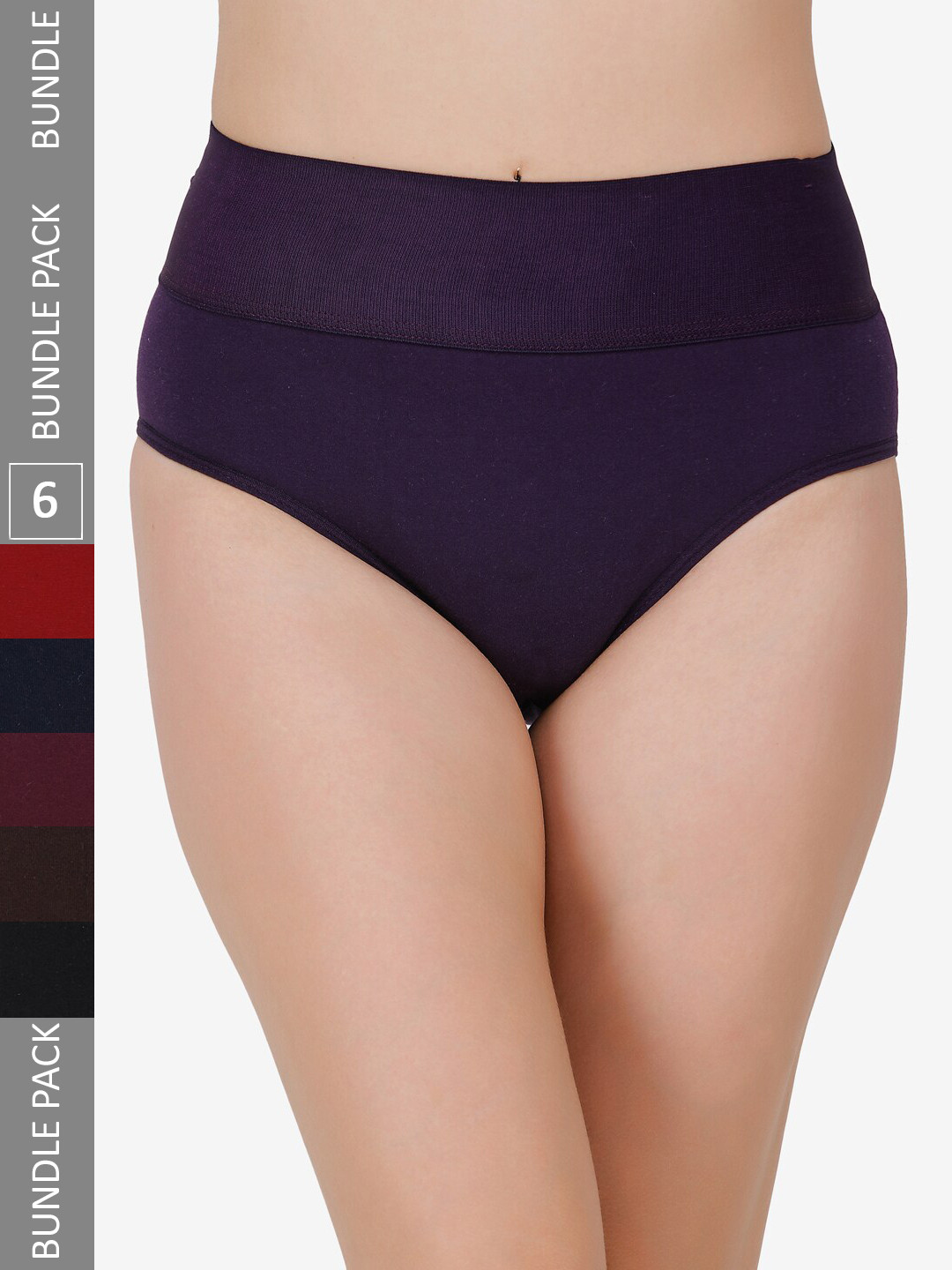 Docare Women Pack of 6 Hipster Briefs