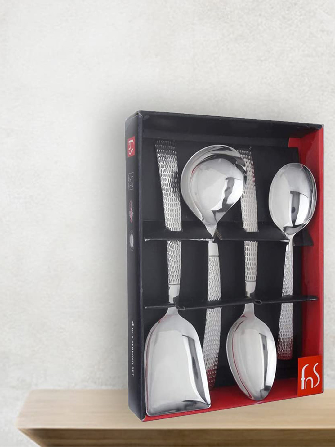 FNS 4 Pcs Stainless Steel Cutlery Set With Box