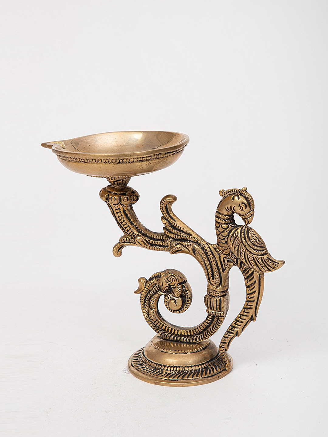 Fabindia Mehnoor Metal Diya Bird 3