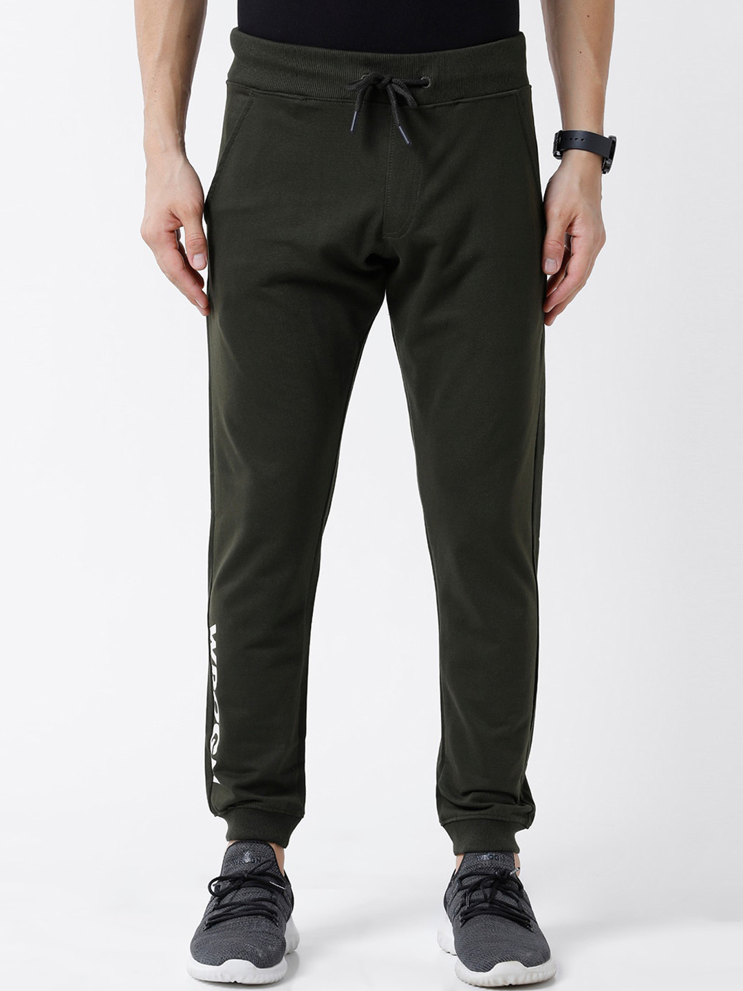 WROGN Men Cotton Slim Fit Joggers