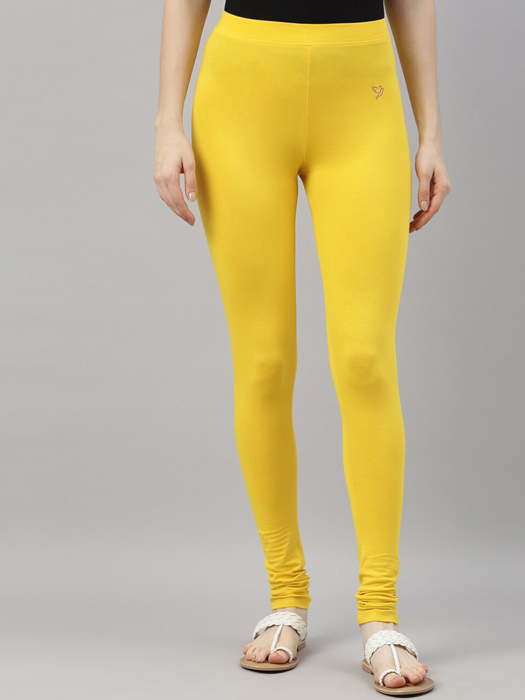 TWIN BIRDS Cotton Chuidhar Length Legging
