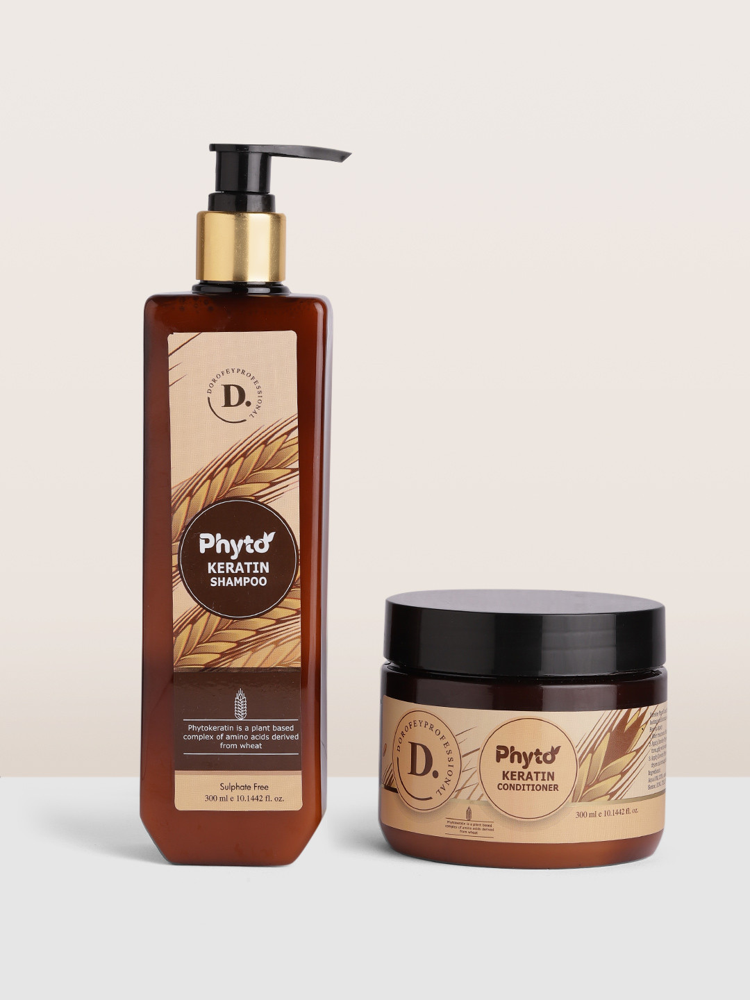 DOROFEY PROFESSIONAL Sulfate-Free Phyto Keratin Shampoo With Conditioner - 600 ML