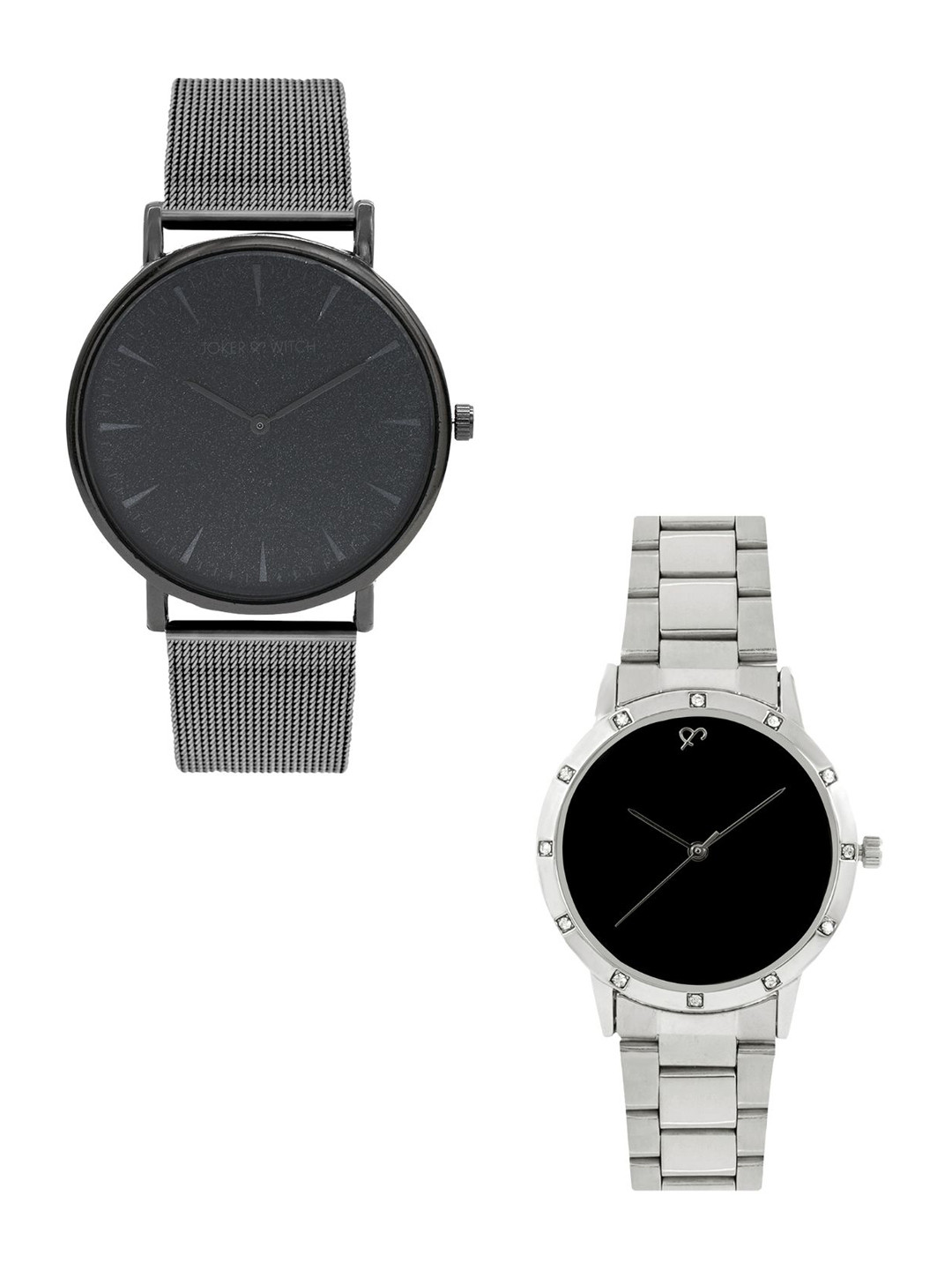 JOKER & WITCH Set of 2 Frida & Diego Analogue Couple Watch Gift Set JWCW320