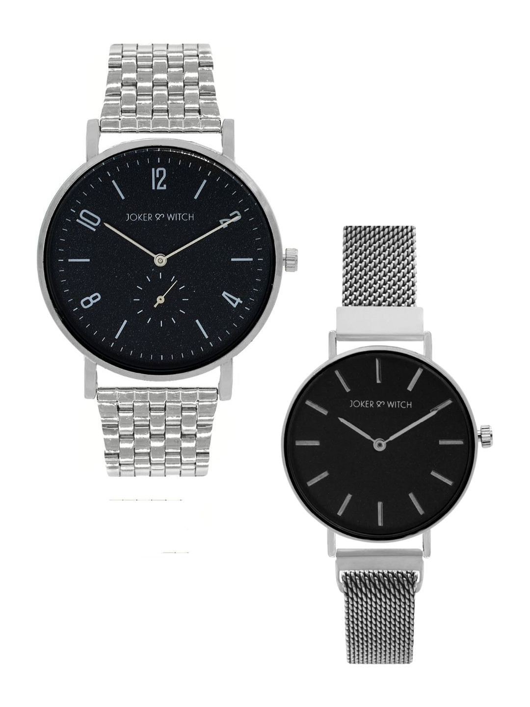 JOKER & WITCH Set Of 2 Sugar & Spice Analogue Couple Watch Gift Set JWCW285