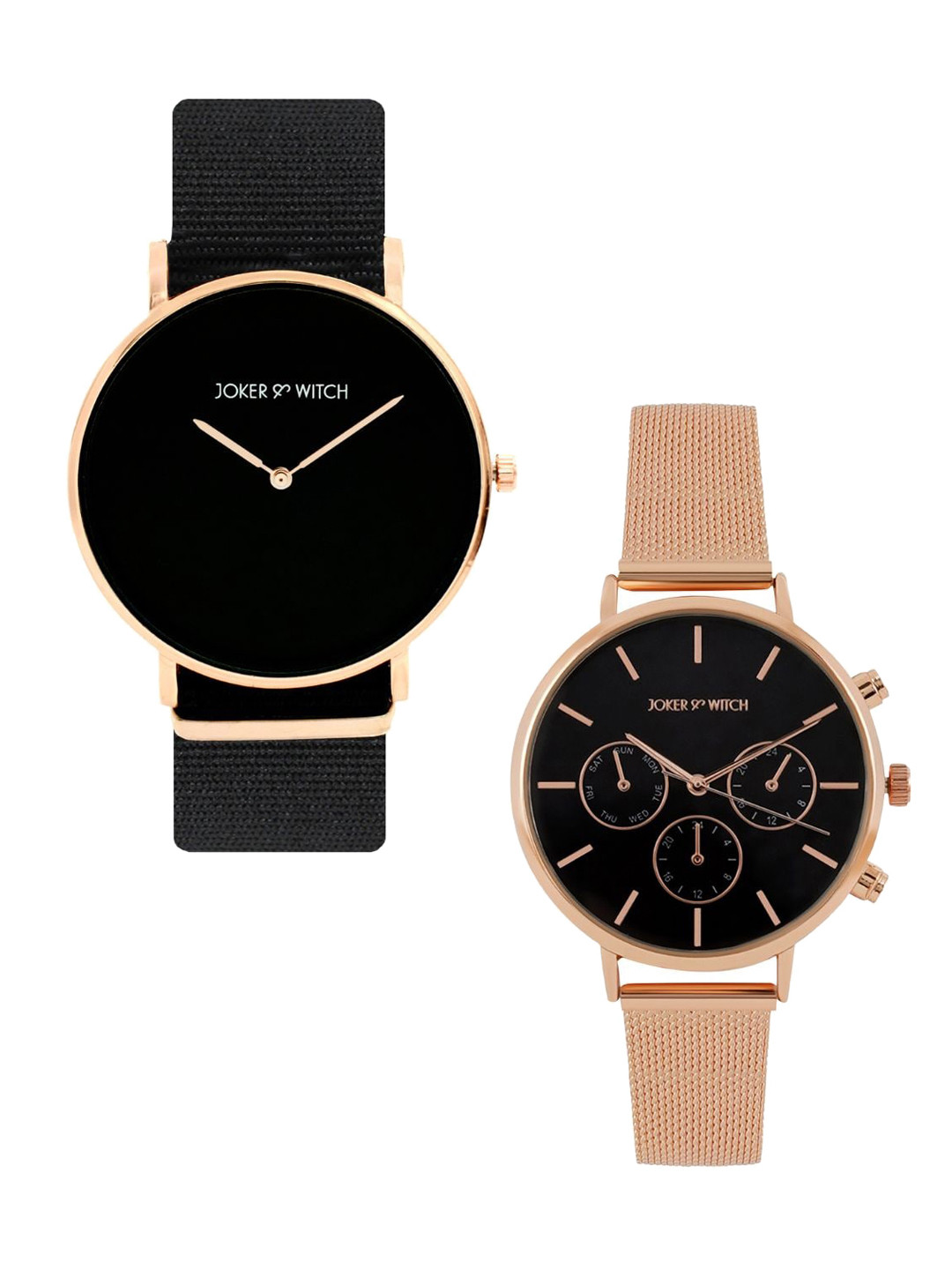 JOKER & WITCH Pesto & Pasta Couple Watch Gift Set JWCW298