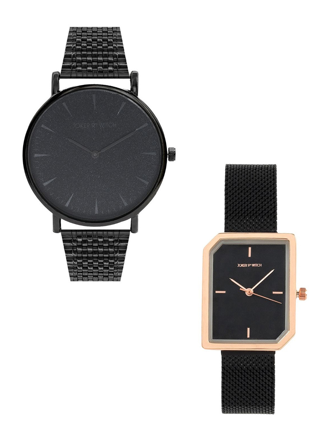 JOKER & WITCH One & Only Couple Watch Gift Set JWCW277