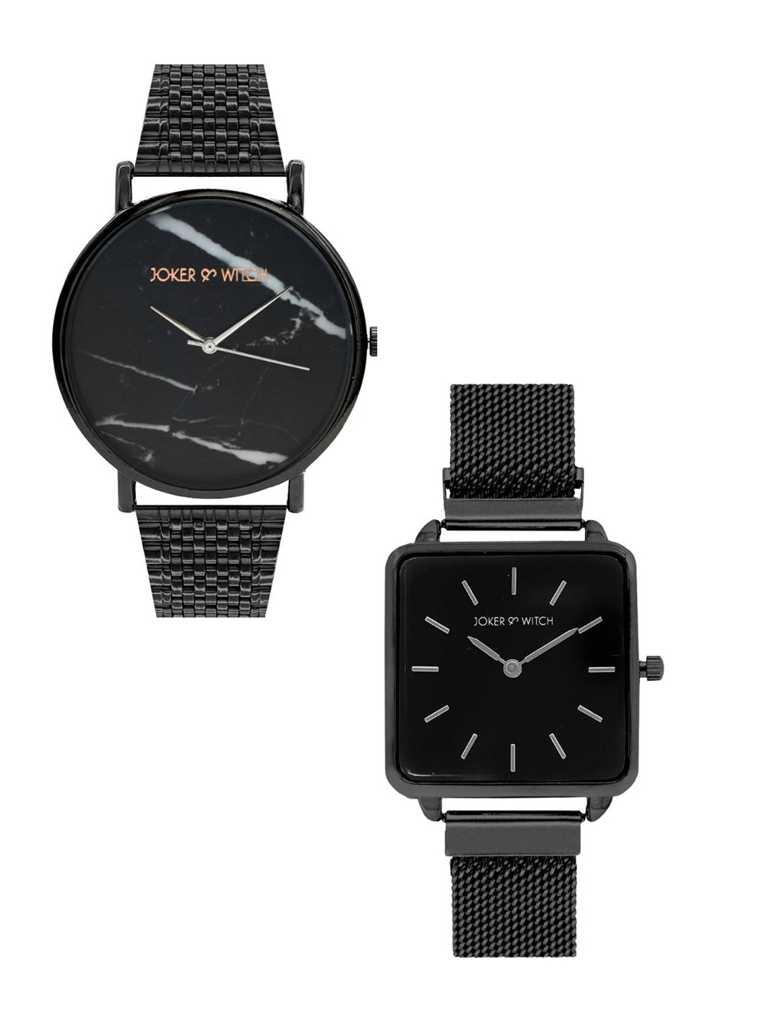 JOKER & WITCH Rihanna & Asap Analogue Couple Watch Gift Set JWCW260