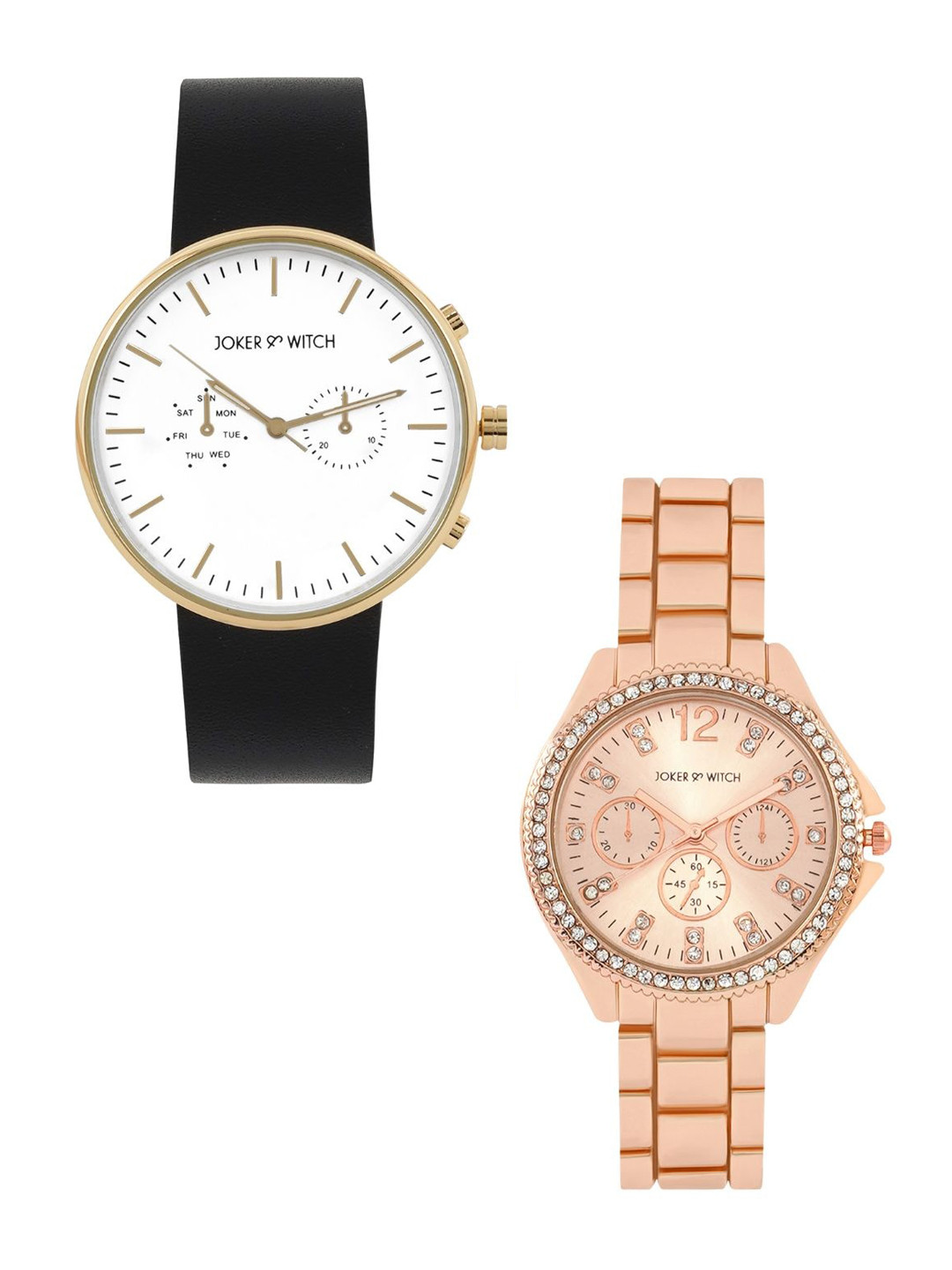 JOKER & WITCH Couple Watch Gift Set JWCW337