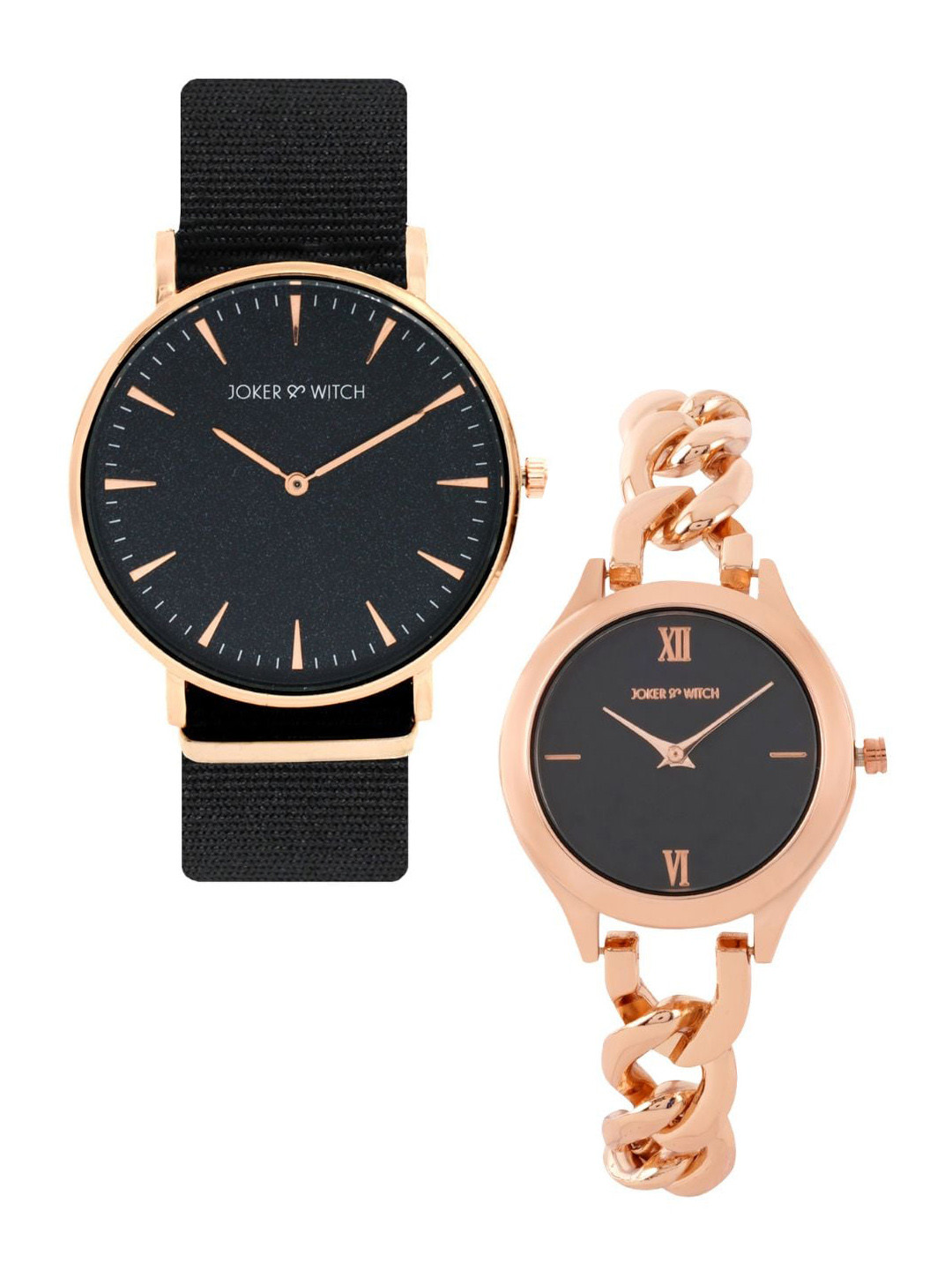 JOKER & WITCH Set of 2Couple Watch Gift Set JWCW296