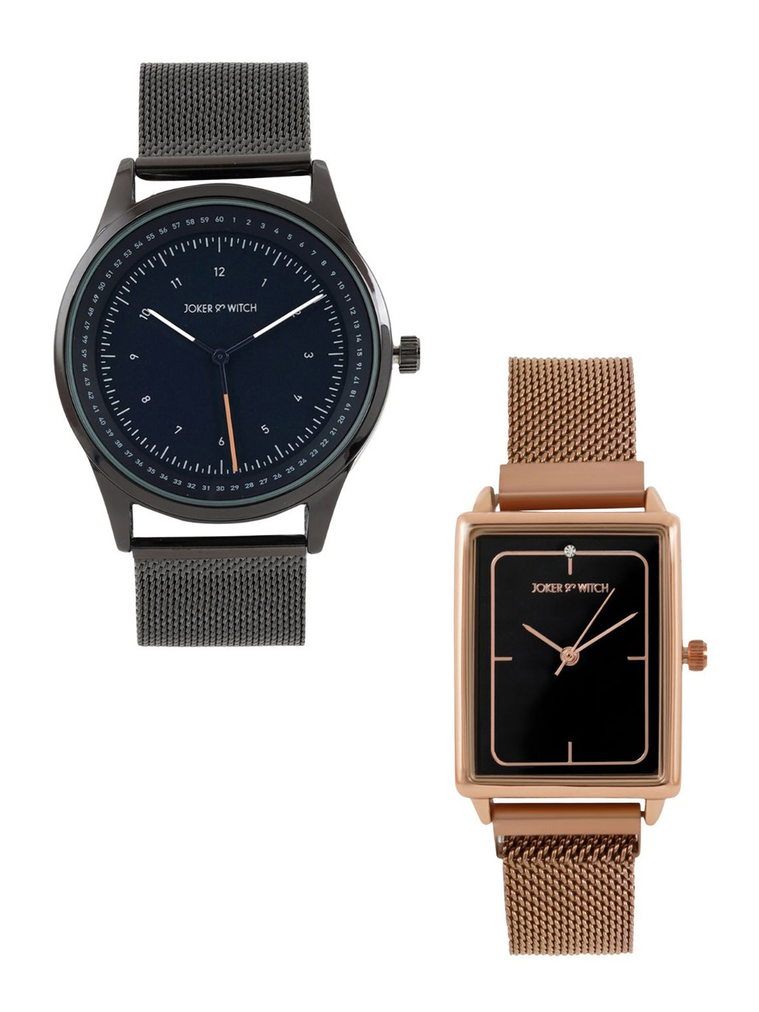 JOKER & WITCH Rachel & Josh Couple Watch Gift Set JWCW258