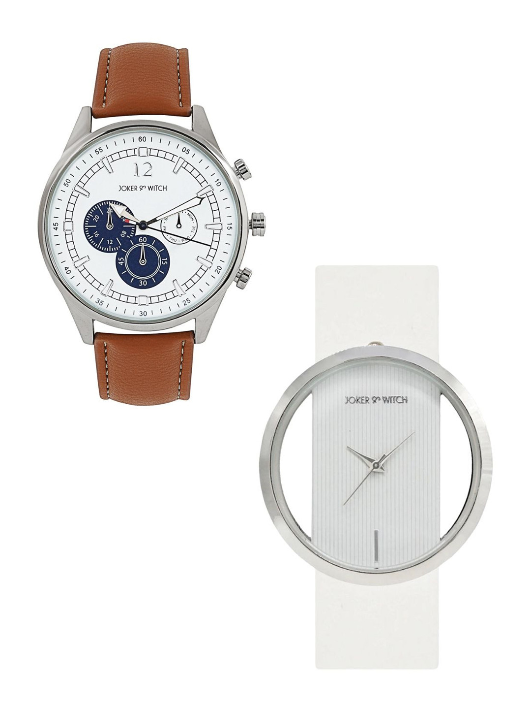 JOKER & WITCH Flora & Fauna Couple Watch Gift Set JWCW345