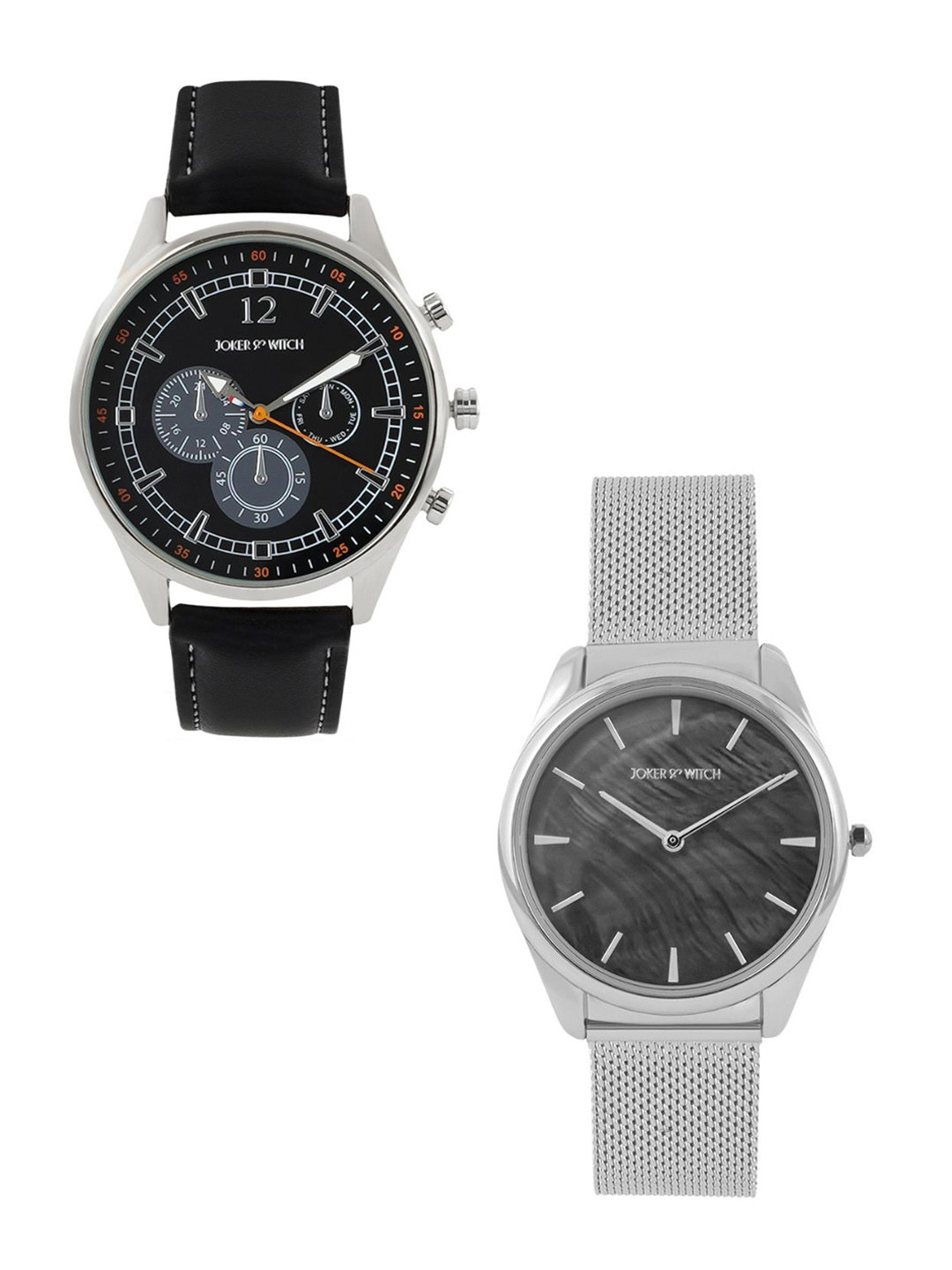 JOKER & WITCH Prince & Princess Couple Watch Gift Set JWCW342