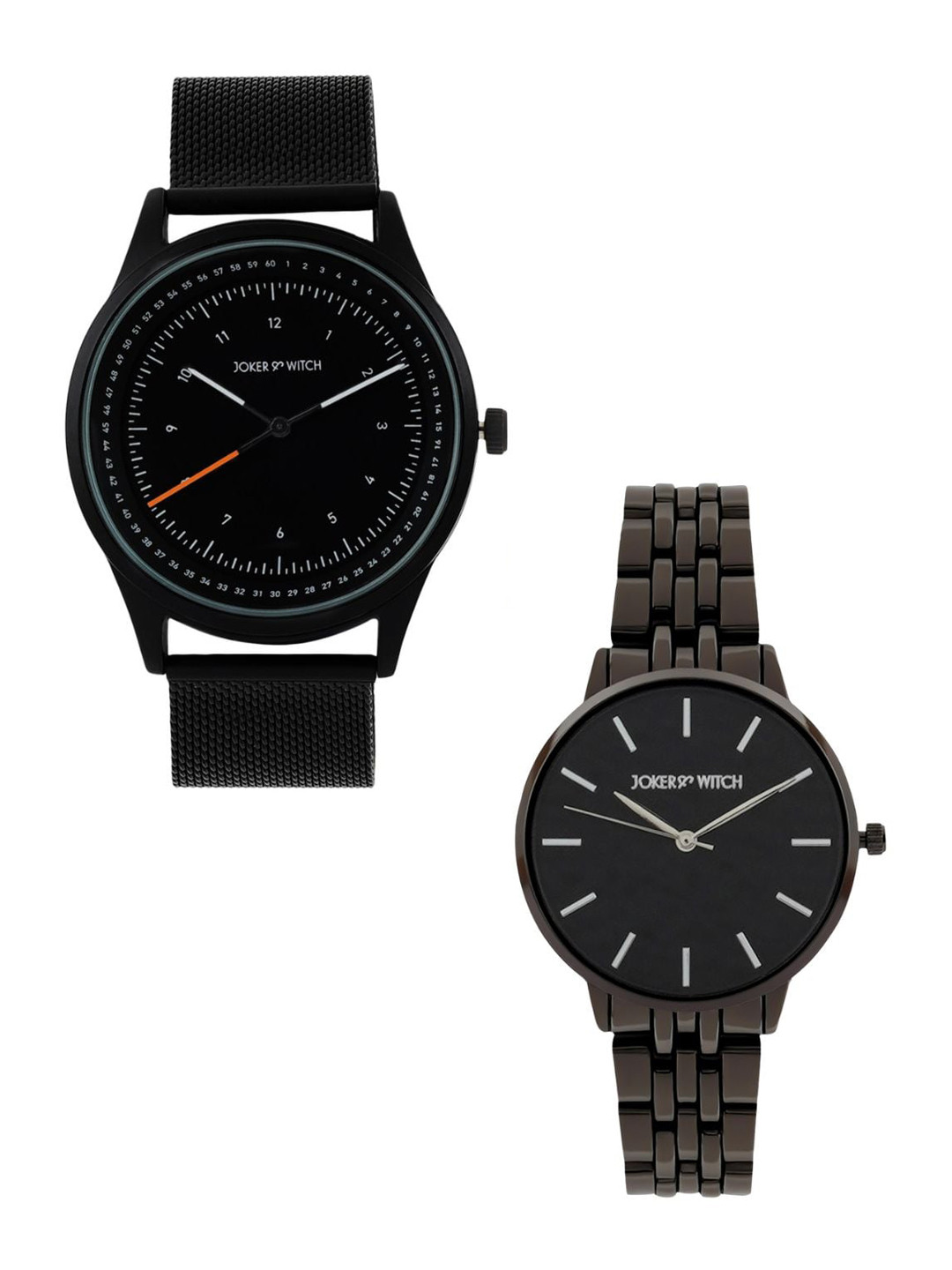 JOKER & WITCH Cece & Shmidtt Stainless Steel Couple Watch Gift Set- JWCW351