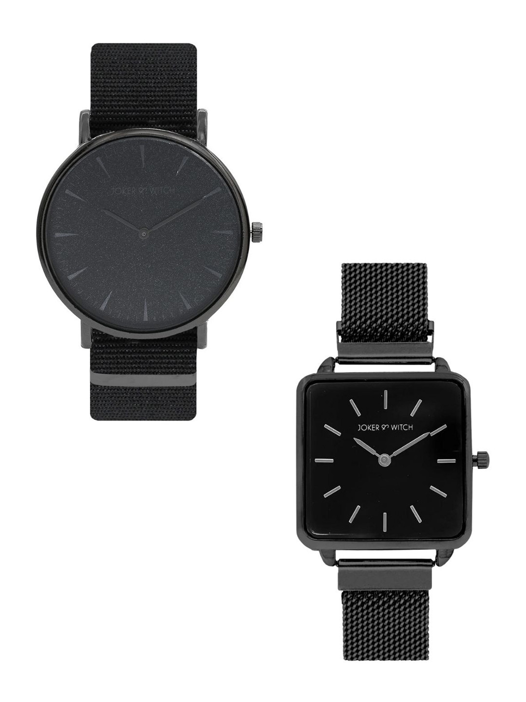 JOKER & WITCH Hummus And Pita Couple Watch Gift Set JWCW304