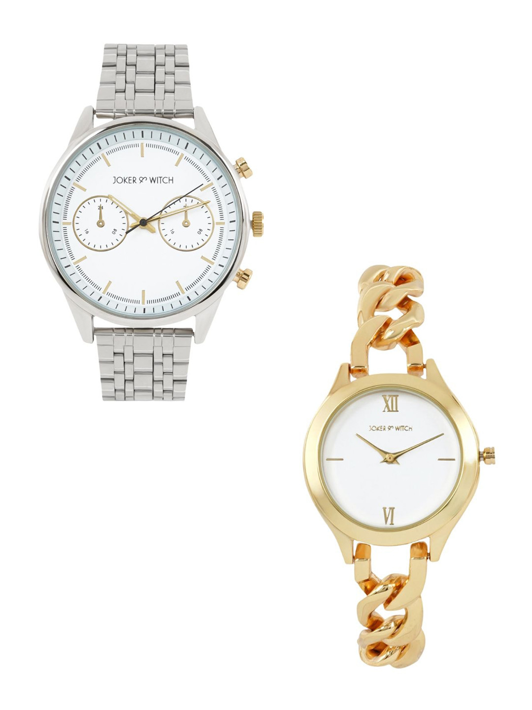 JOKER & WITCH Zendaya & Tom Couple Watches Gift Set JWCW244