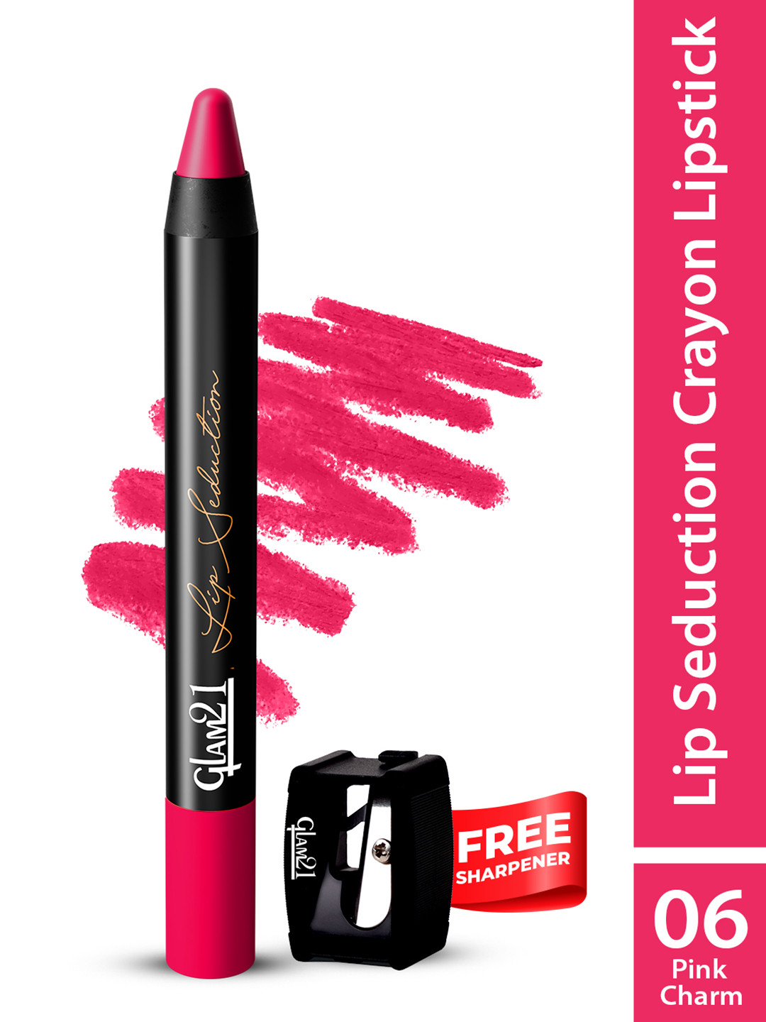 GLAM21 Lip Seduction Non-Transfer Creamy Matte Lipstick 3.6g - Pink Charm 06