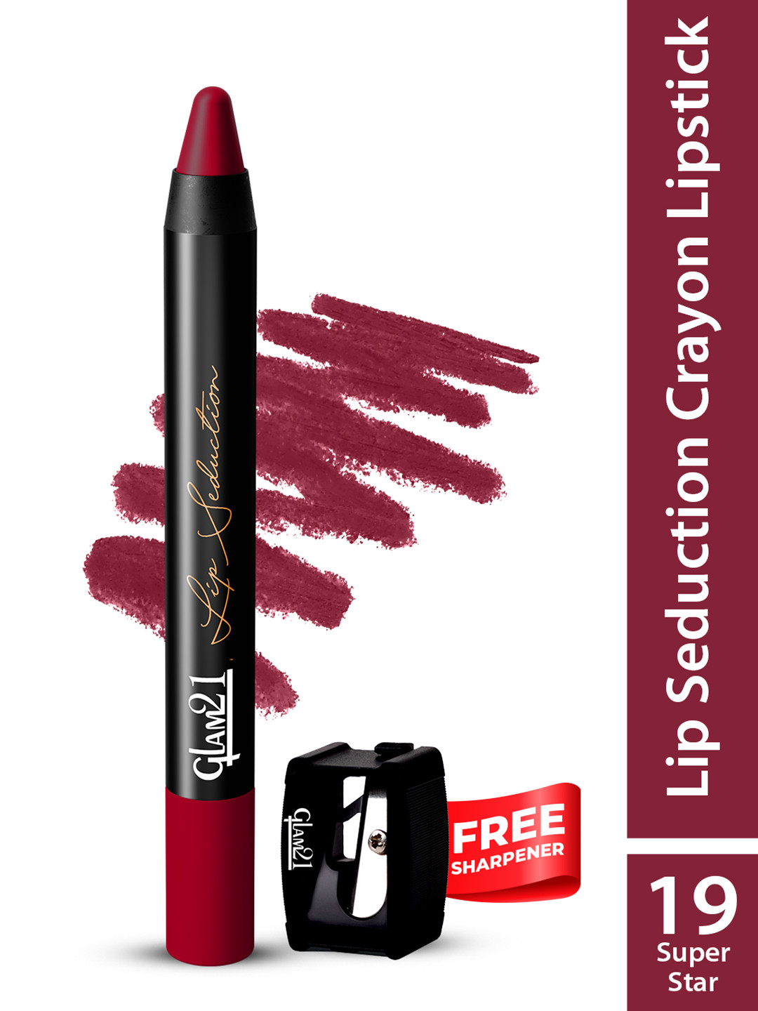 GLAM21 Lip Seduction Non-Transfer Creamy Matte Lipstick 3.6g - Super Star 19