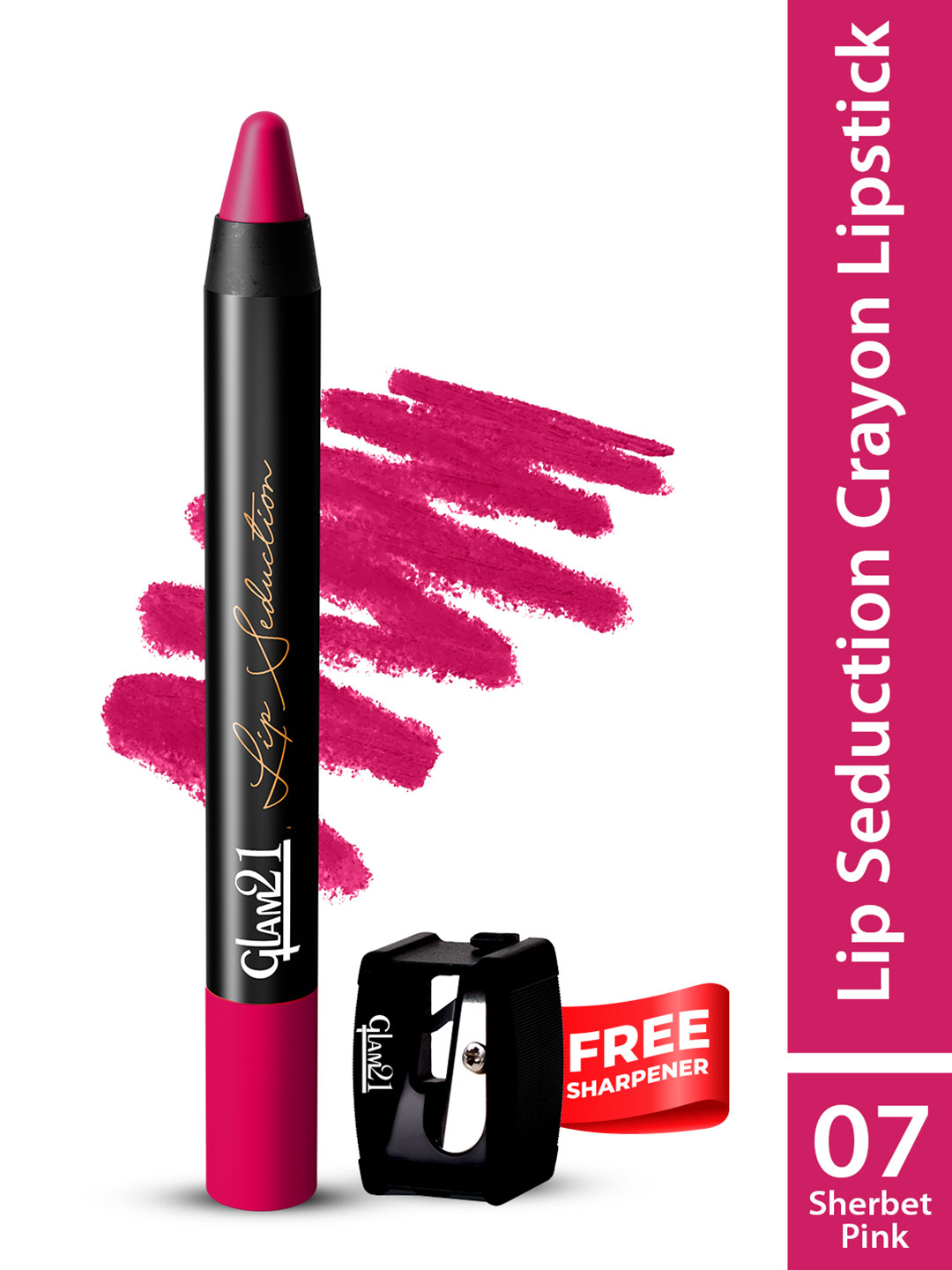 GLAM21 Lip Seduction Non-Transfer Creamy Matte Lipstick 3.6g - Sherbet Pink 07
