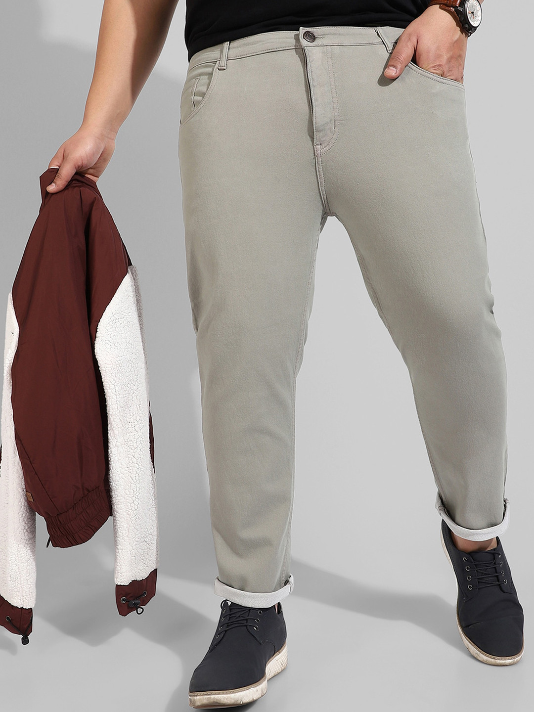 Instafab Plus Men Plus Size Stretchable Jeans