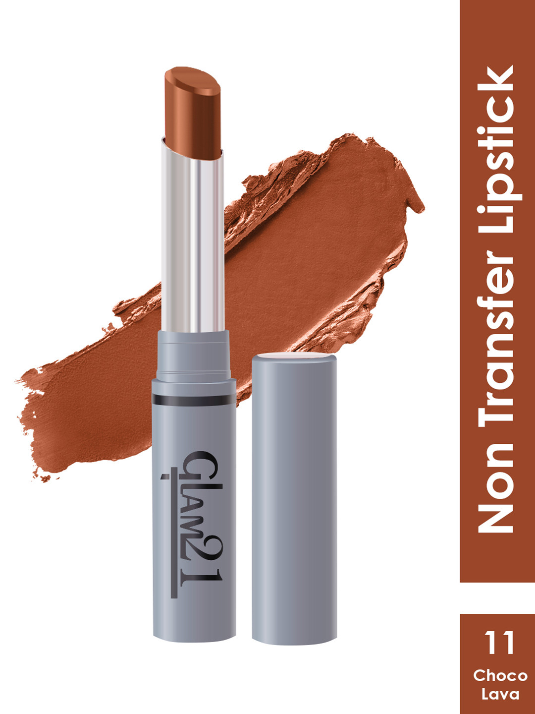 GLAM21 Non-Transfer Creamy Matte Lipstick 2g - Choco Lava 11