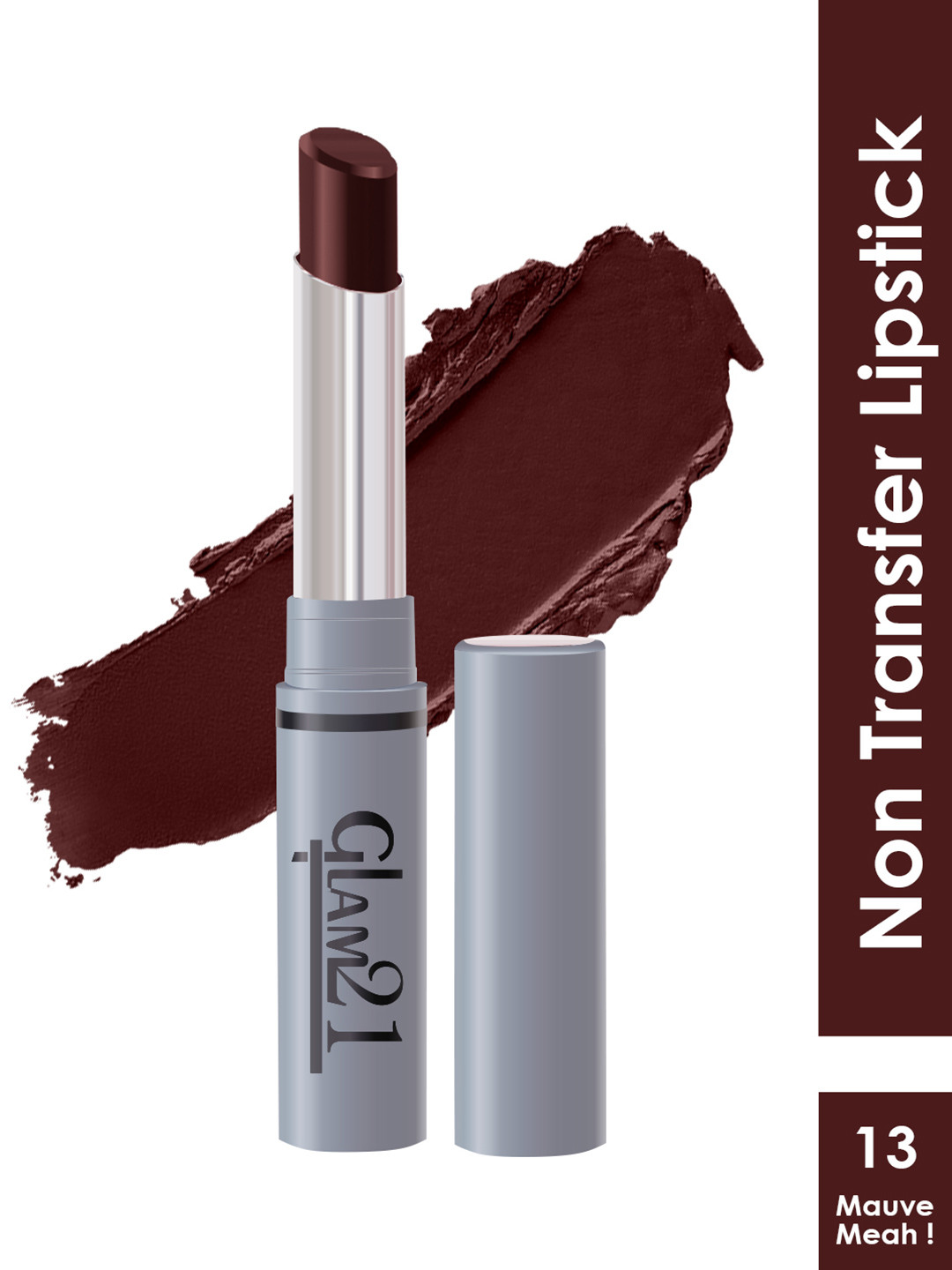 GLAM21 Non-Transfer Creamy Matte Lipstick 2g - Mauve Meah 13