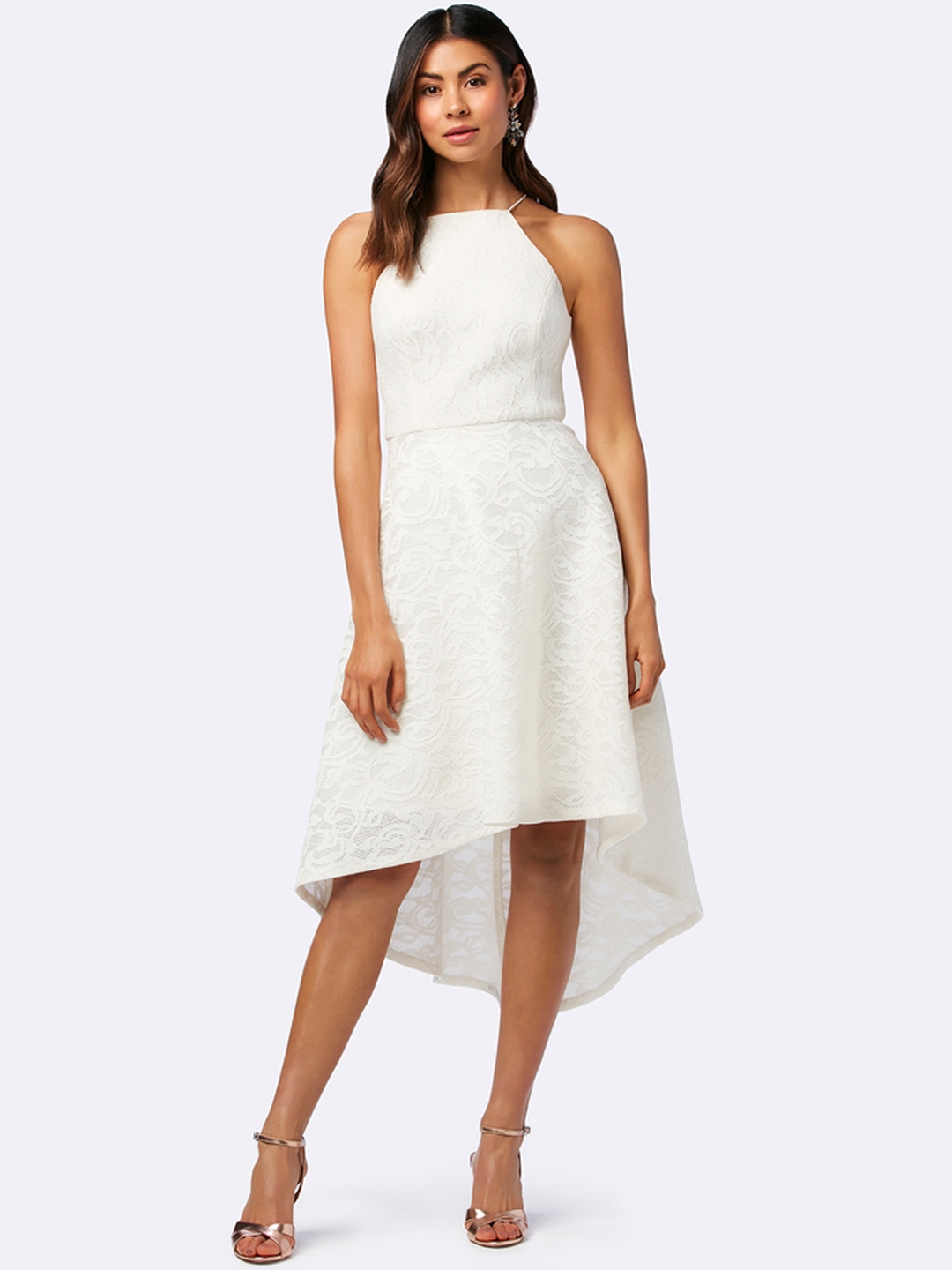 Forever new white lace dress discount