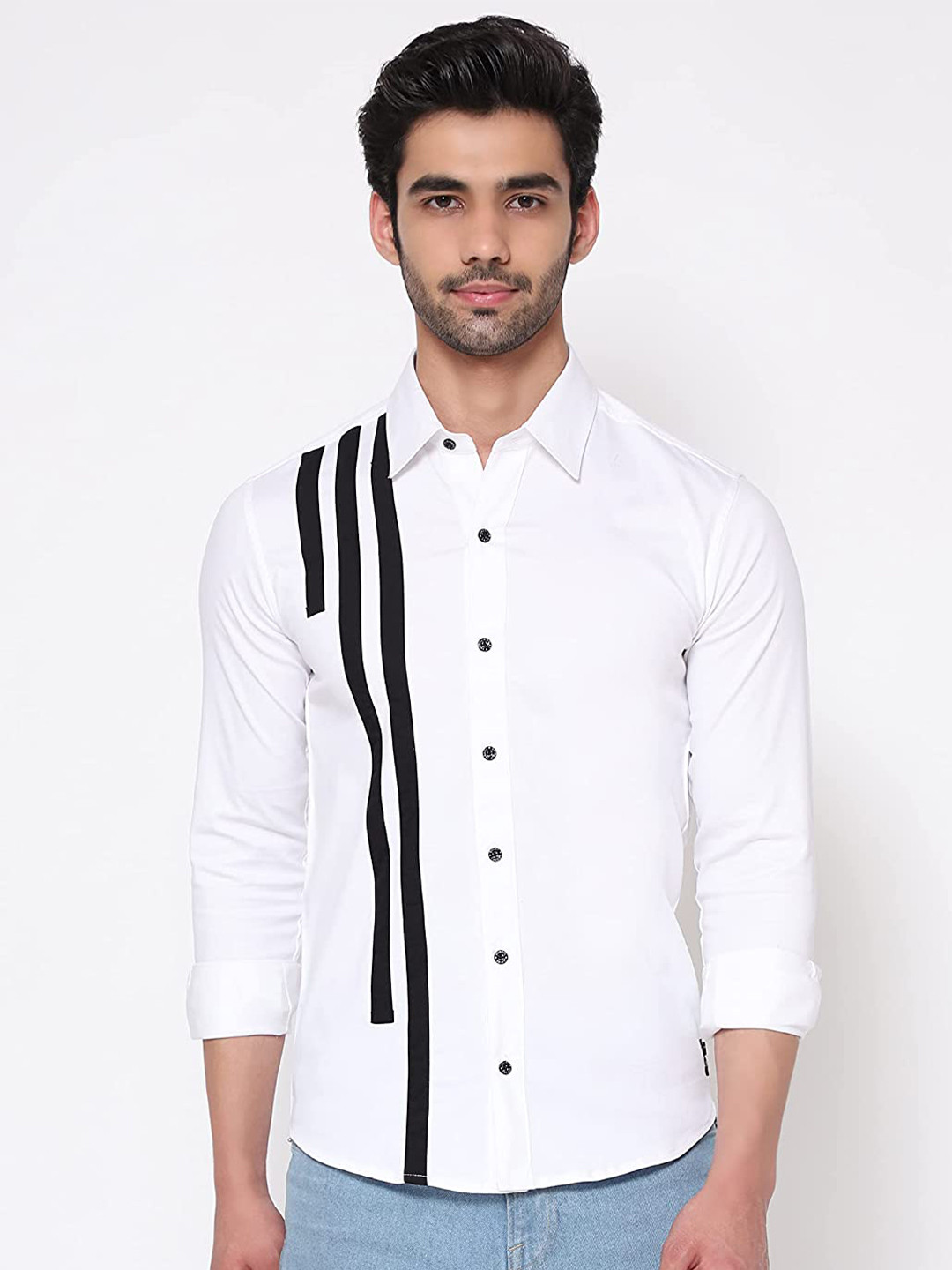 SHIRT THEORY Men Casual Cotton Shirt