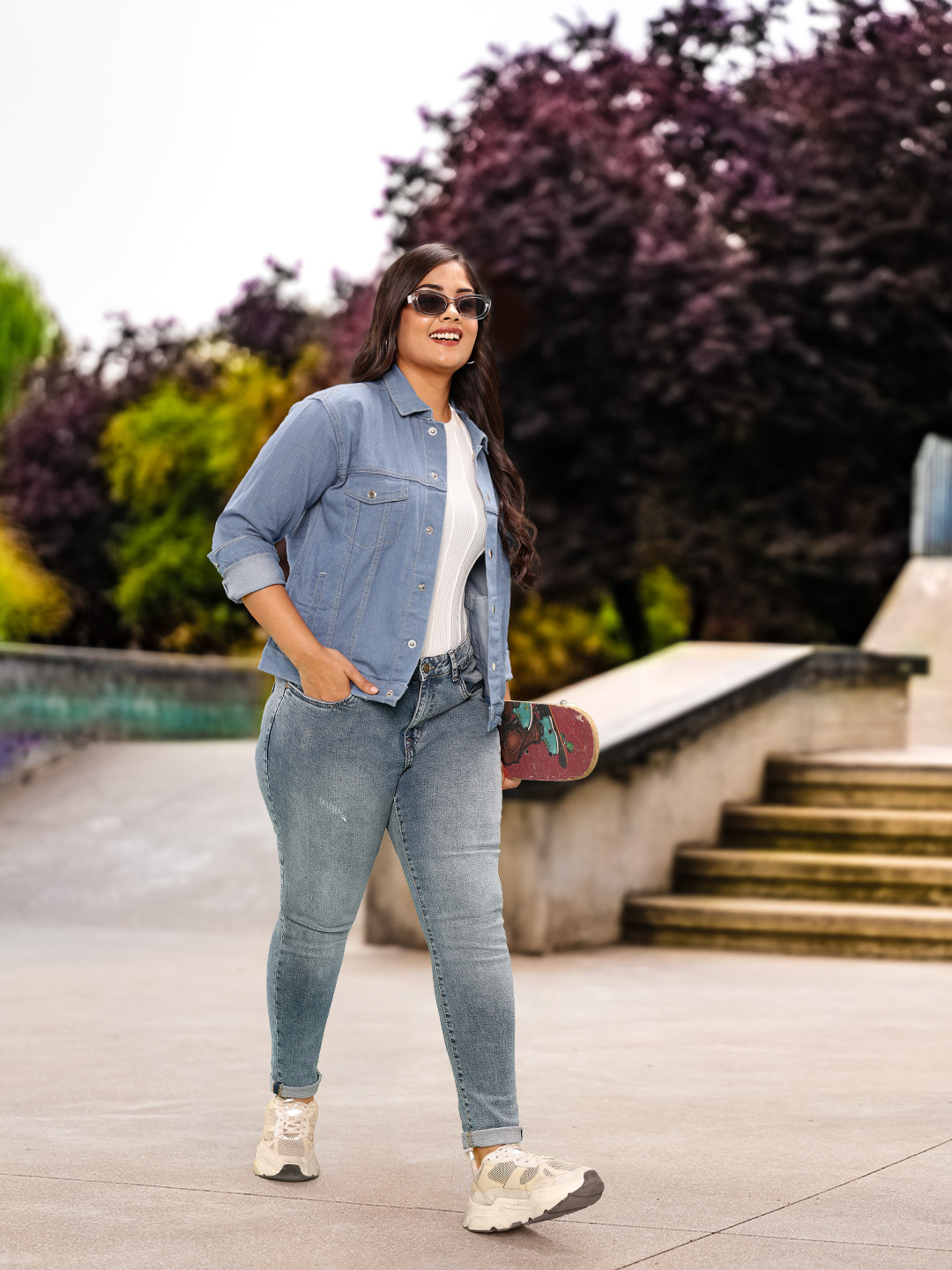 Sztori Women Plus Size Skinny Fit Jeans