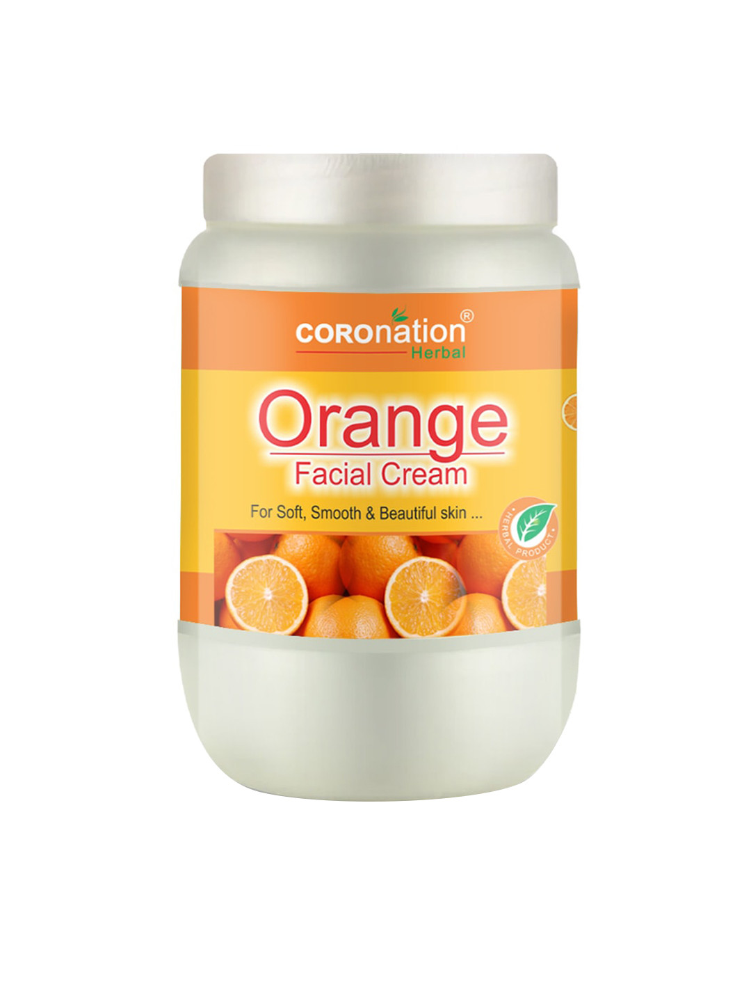 COROnation Herbal Orange Facial Cream with Bee Wax & Marshmallow - 750 ml